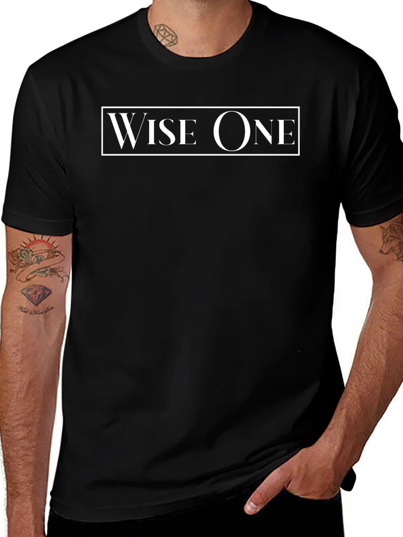 Wise One Black T-Shirt