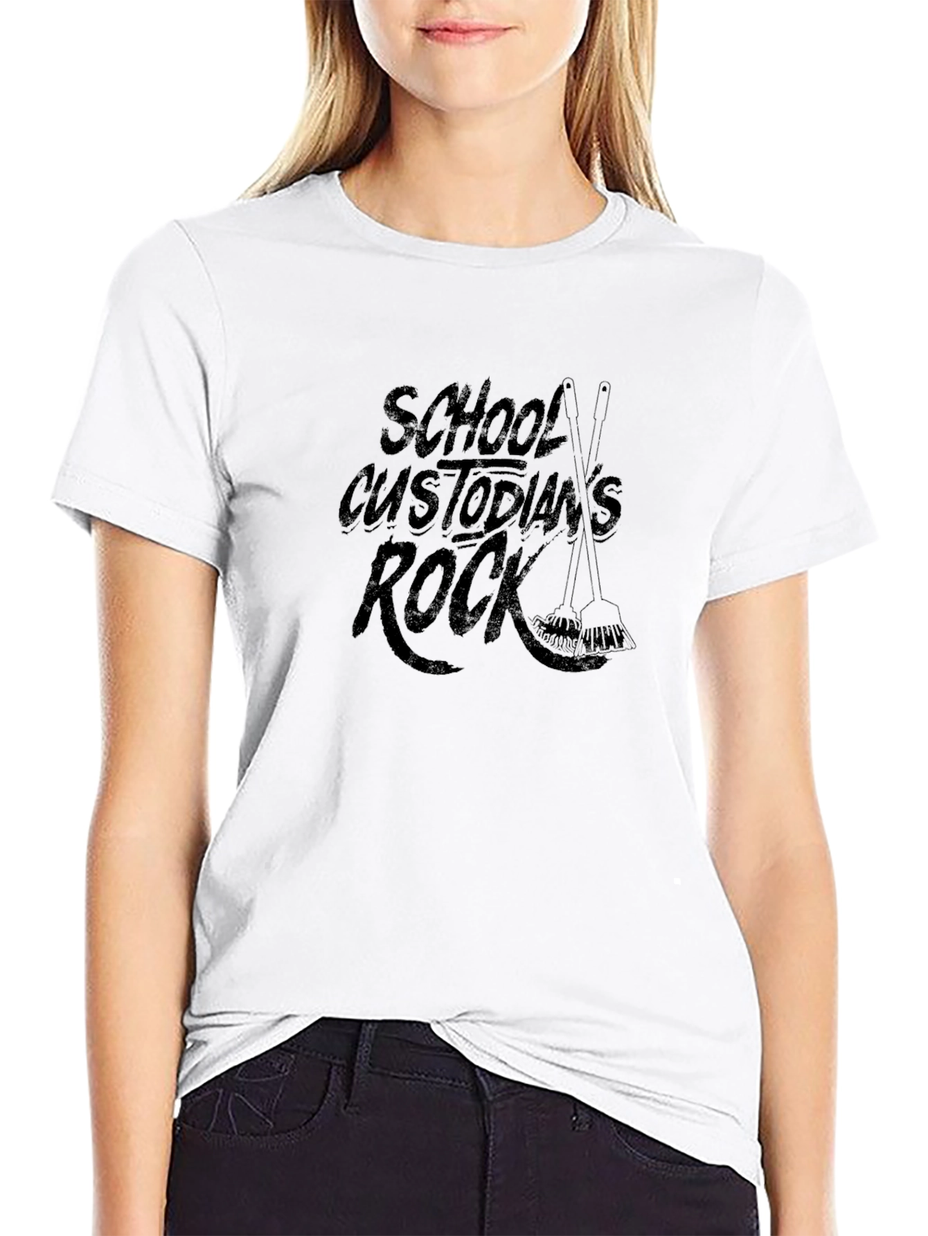 School Custodians Rock T-Shirt