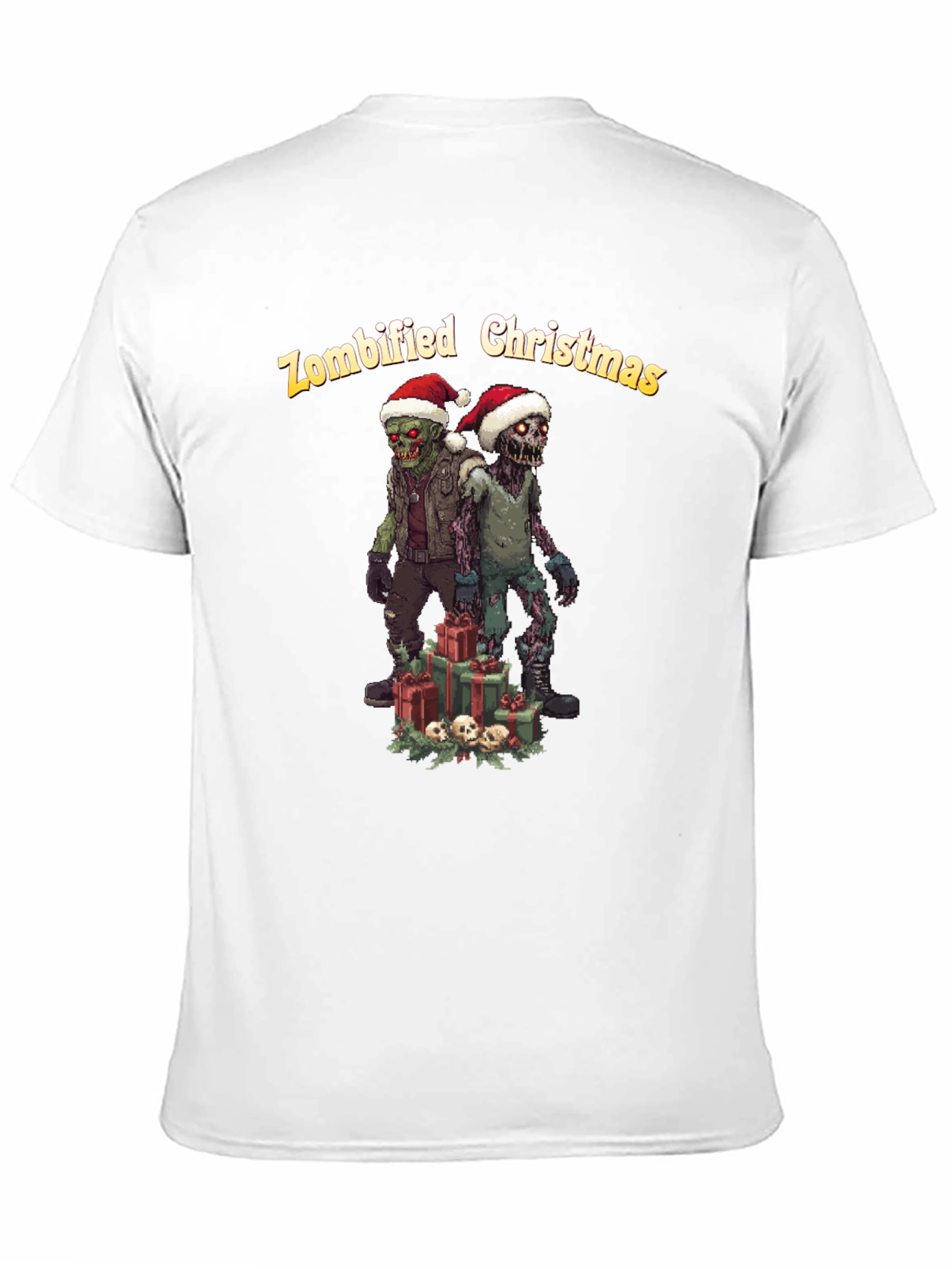 Zombified Christmas Graphic T-Shirt