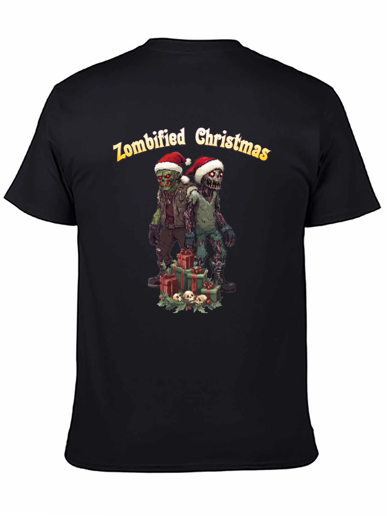 Zombified Christmas Graphic T-Shirt