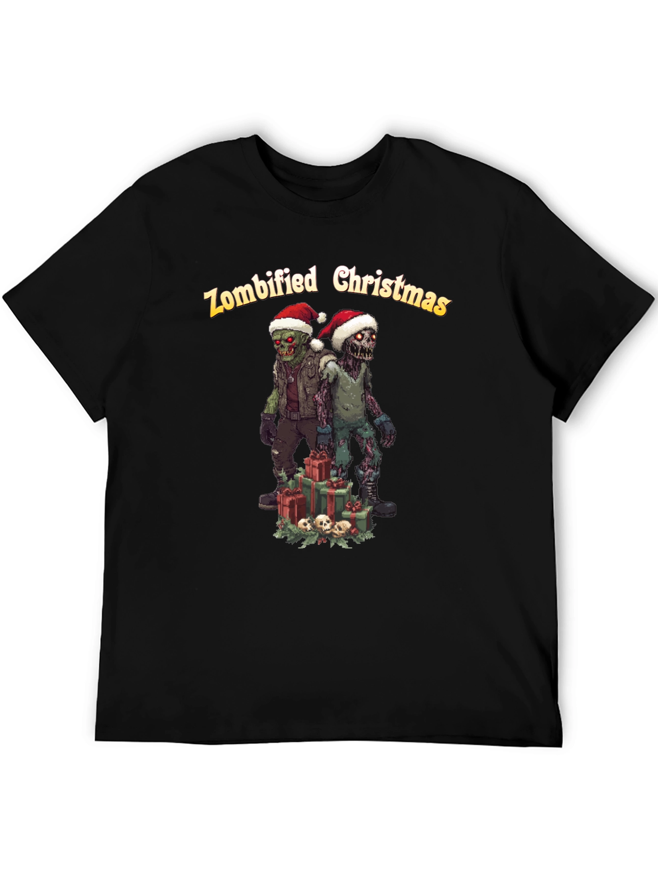 Zombified Christmas Graphic T-Shirt