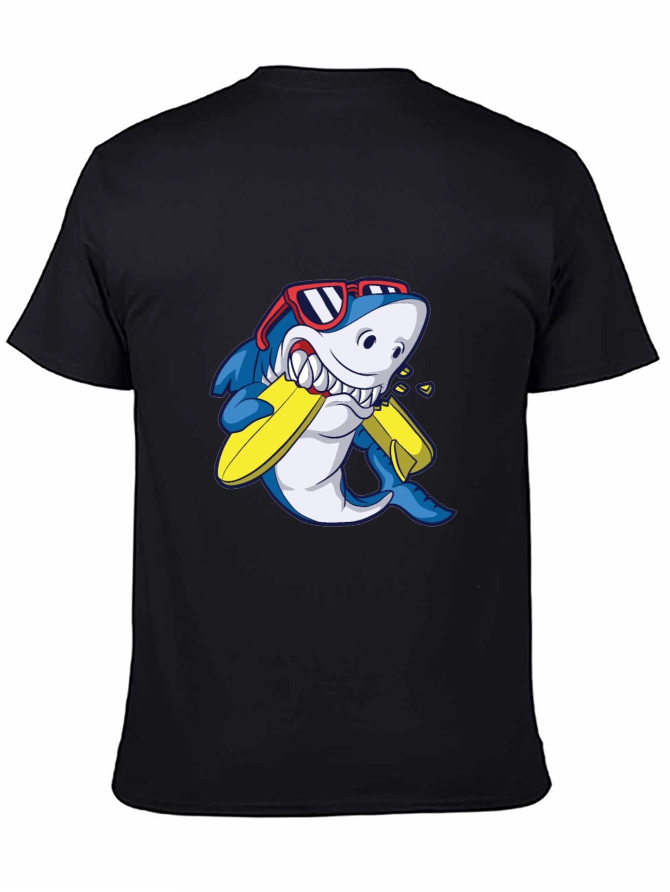 Shark Surfboard Graphic T-Shirt