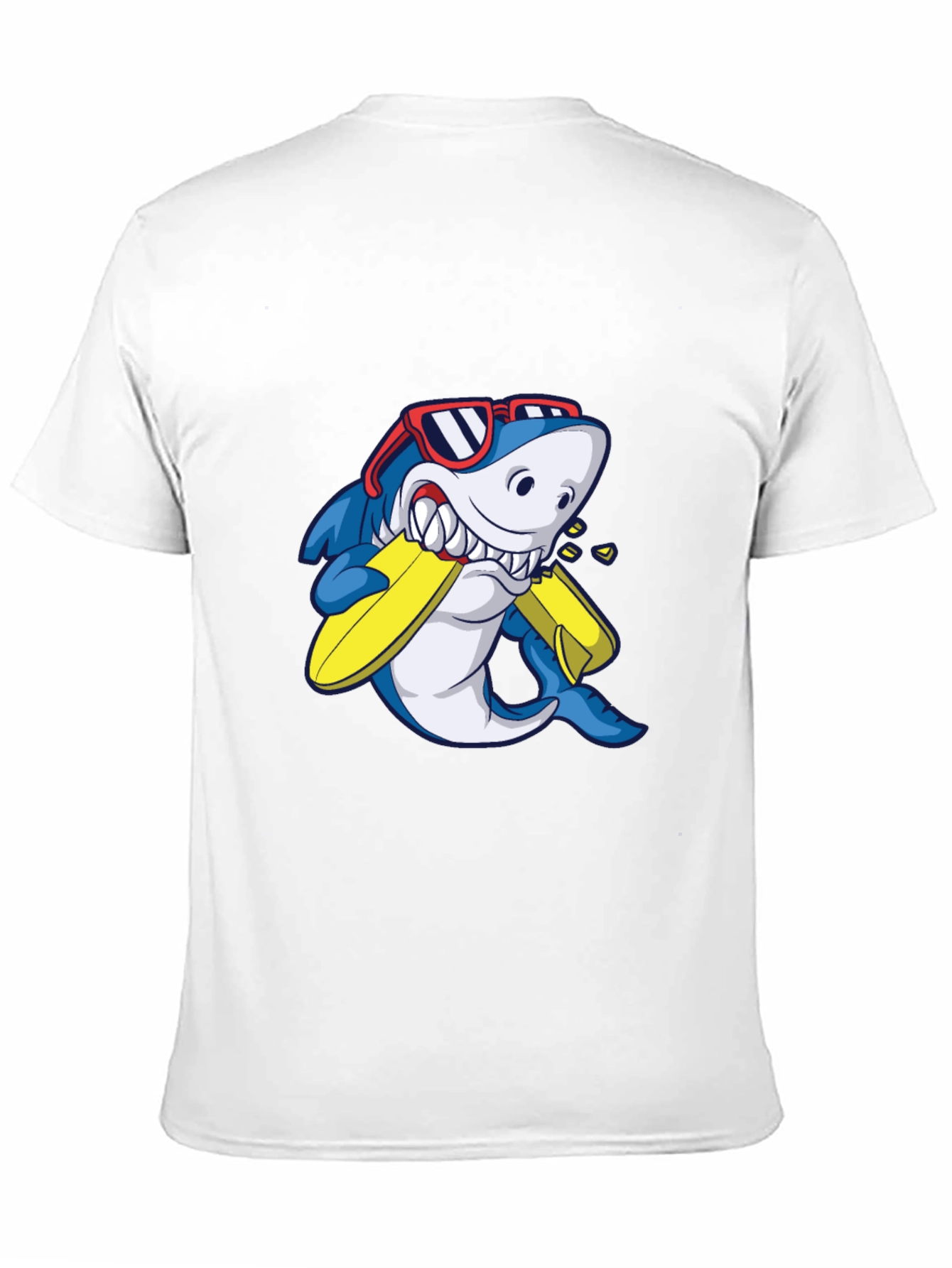 Shark Surfboard Graphic T-Shirt