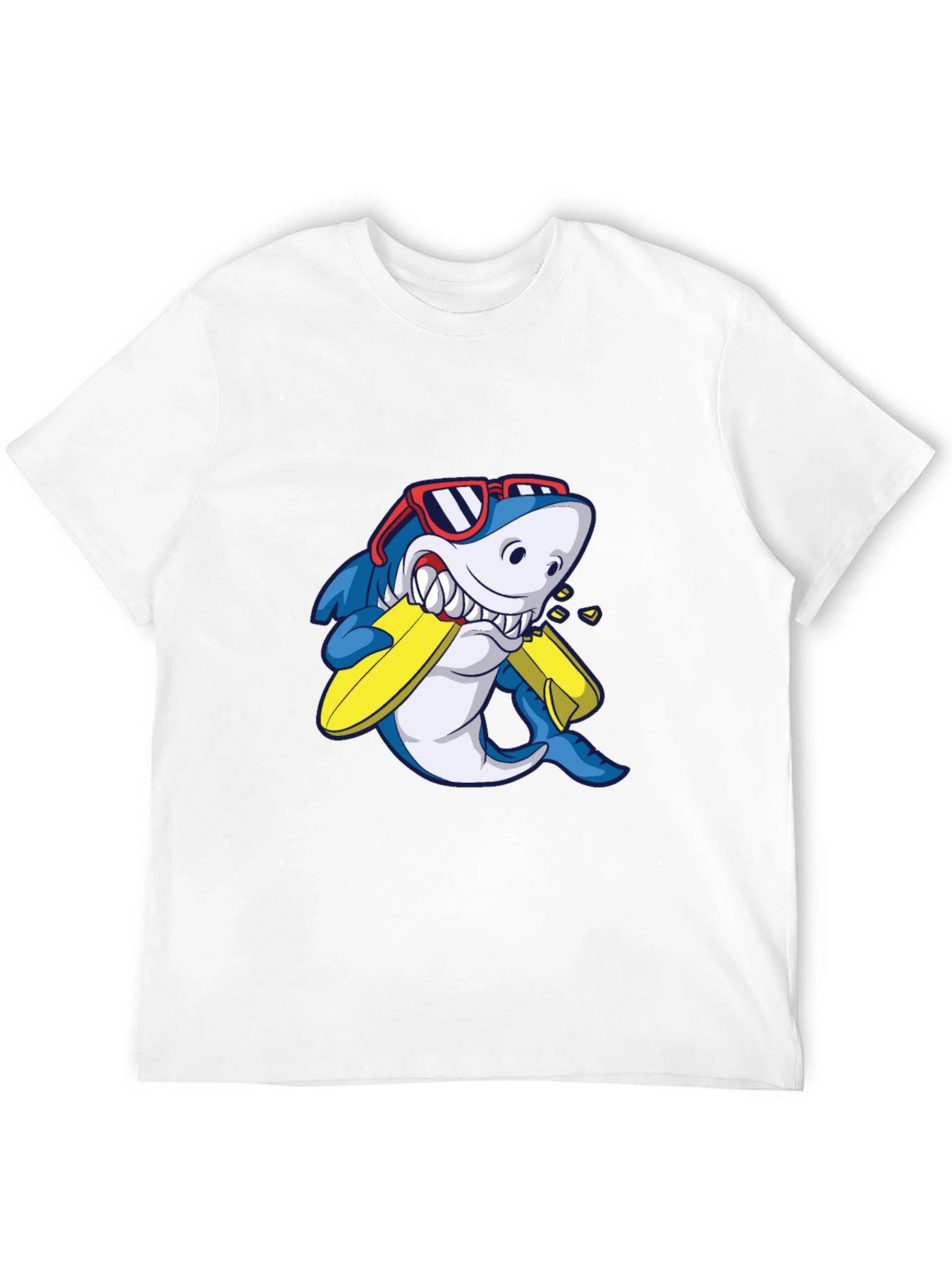 Shark Surfboard Graphic T-Shirt