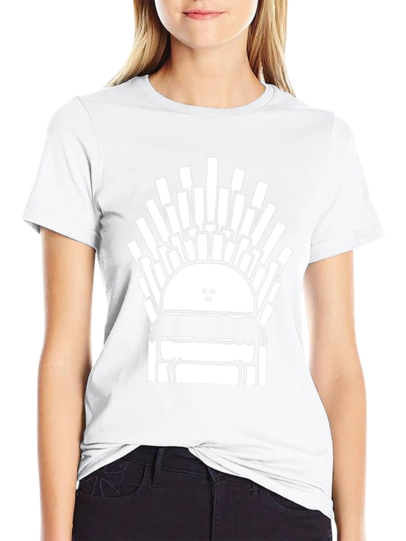 Burger Throne Graphic Tee - Unisex Cotton T-Shirt