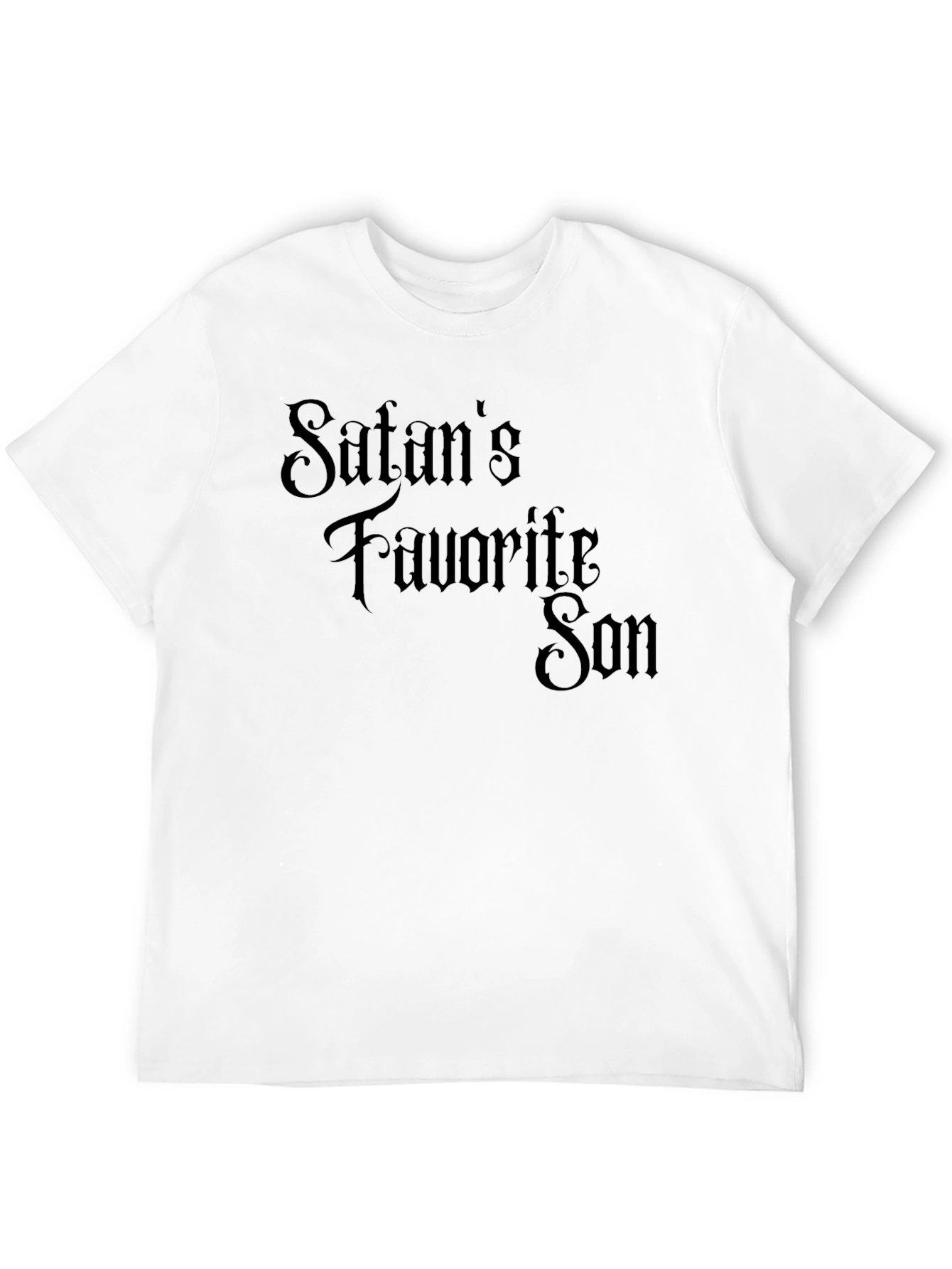 Satans Favorite Son Graphic T-Shirt - Black