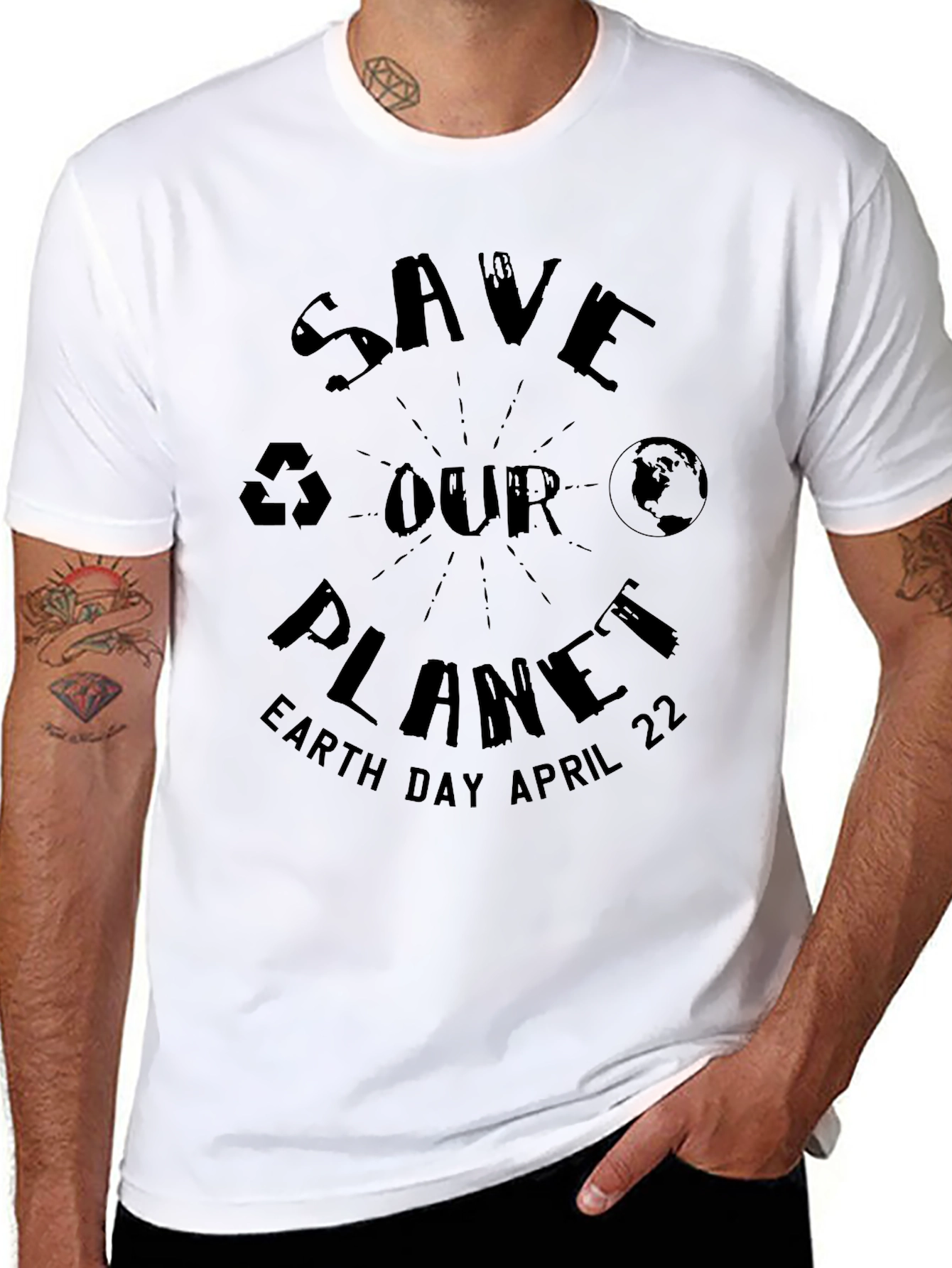 Save Our Planet Earth Day April 22 T-Shirt