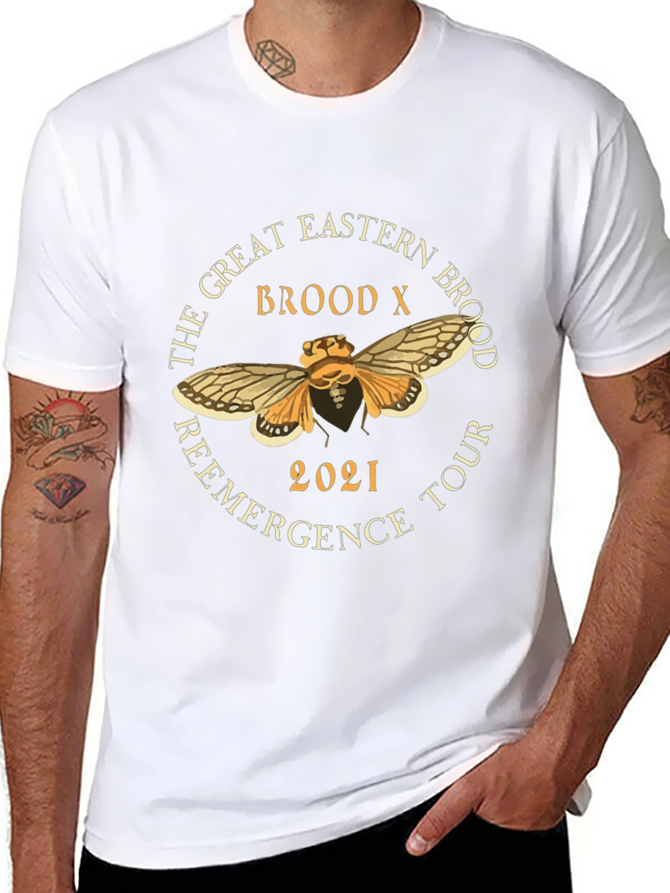 The Great Eastern Brood X 2021 Reemergence Tour T-Shirt