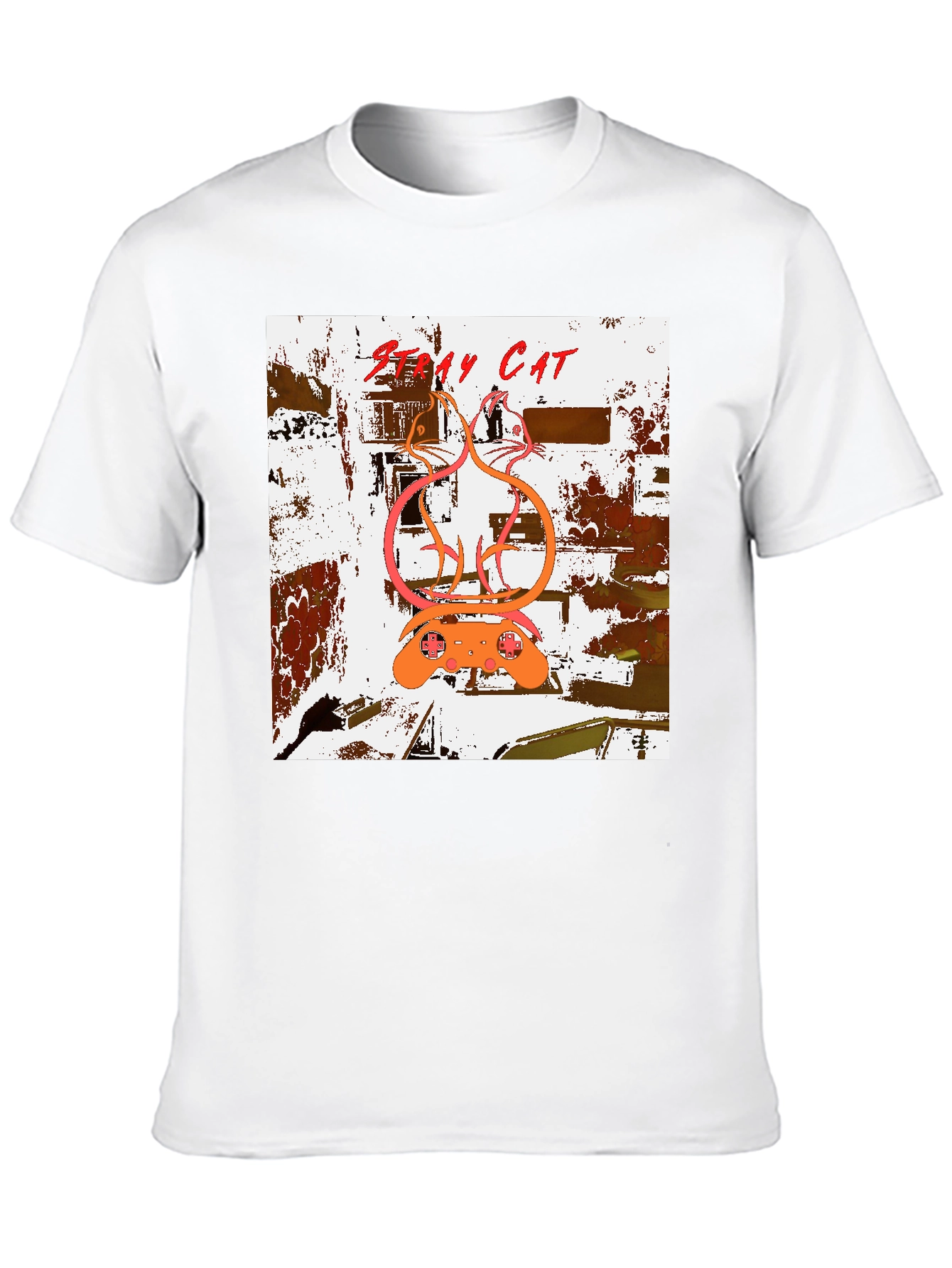 Stray Cat T-Shirt - Urban Style Graphic Tee