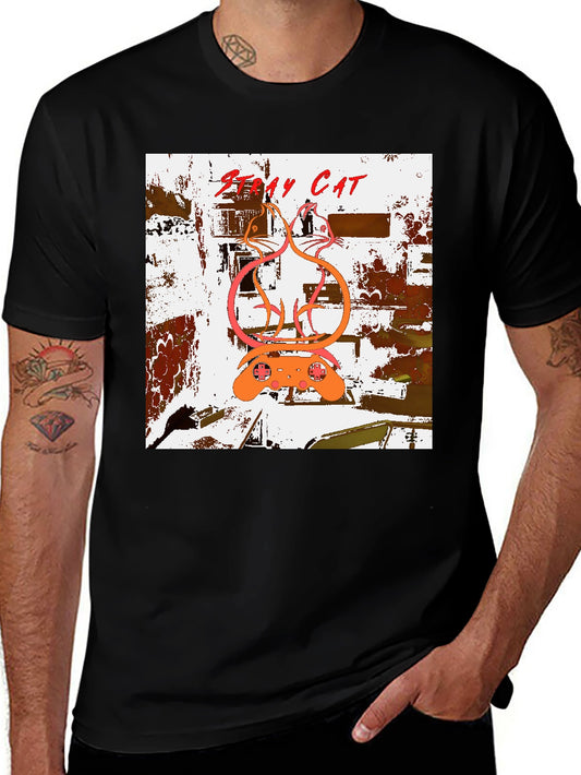 Stray Cat T-Shirt - Urban Style Graphic Tee