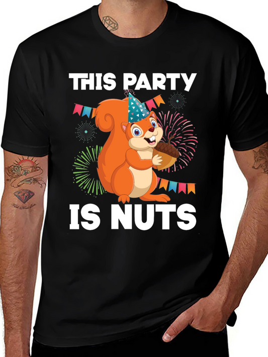 This Party is Nuts Squirrel T-Shirt