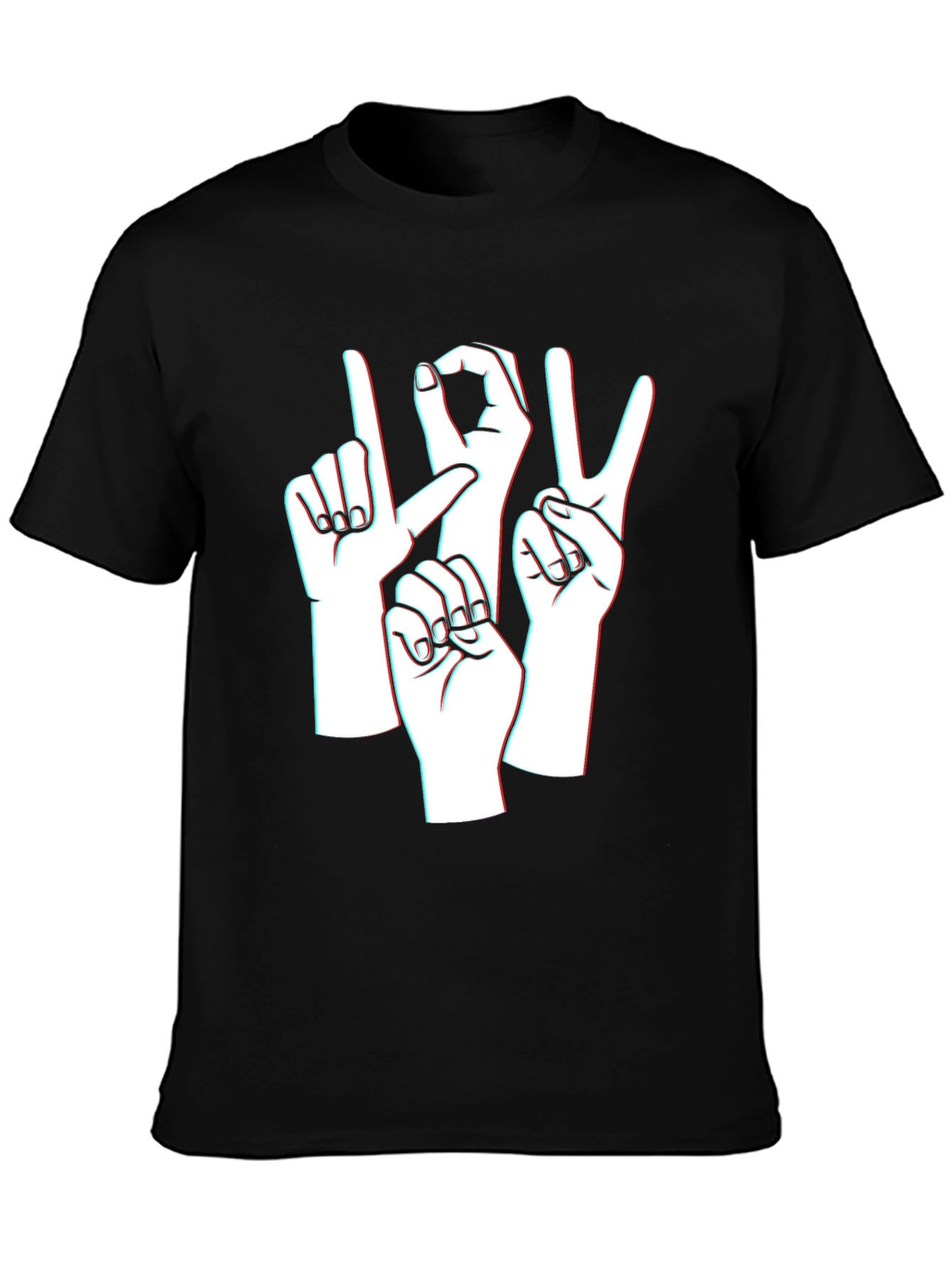 ASL Love T-Shirt - American Sign Language Graphic Tee