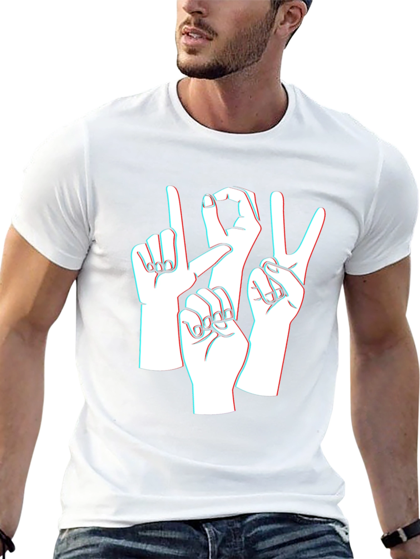 ASL Love T-Shirt - American Sign Language Graphic Tee