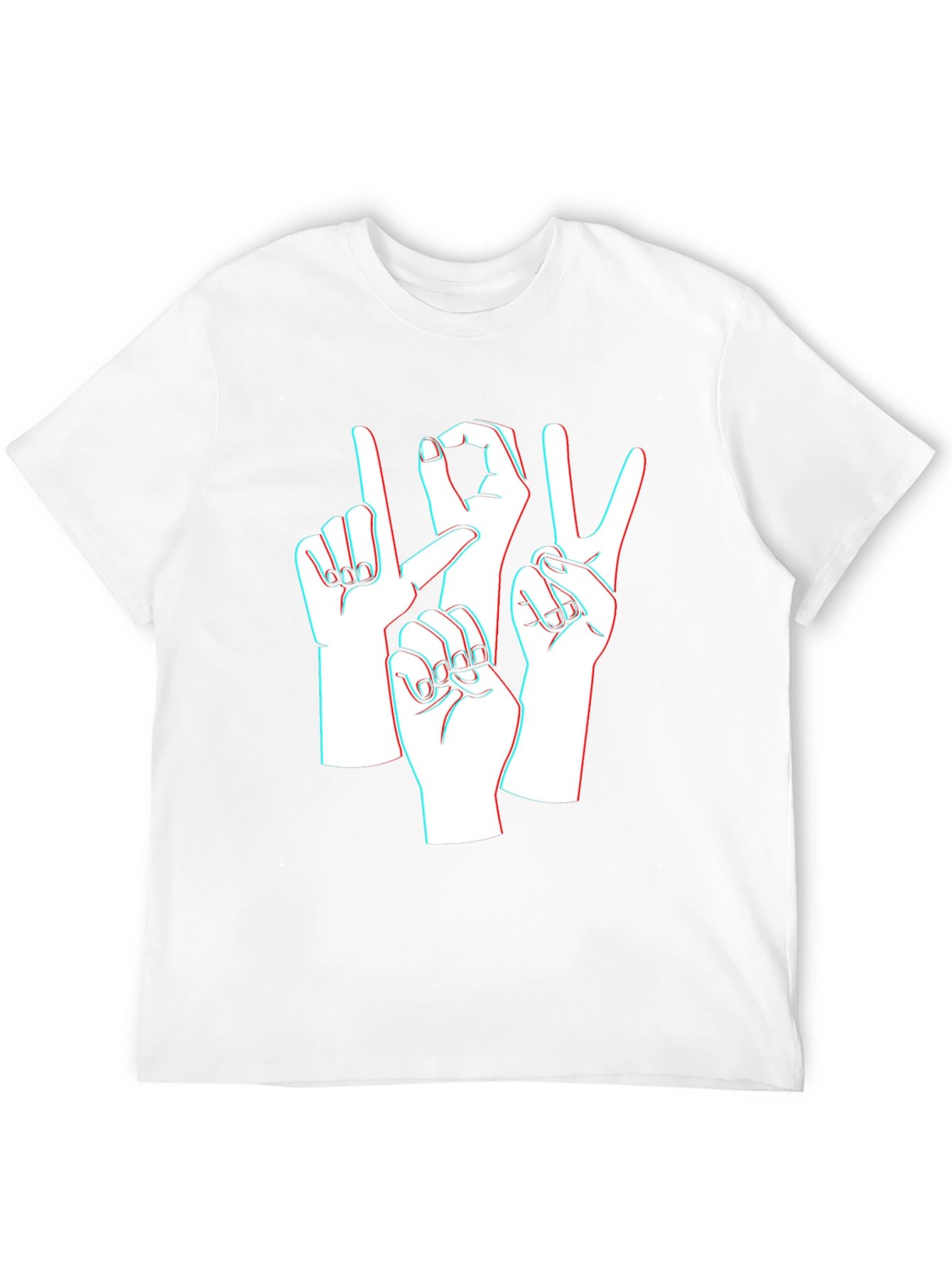 ASL Love T-Shirt - American Sign Language Graphic Tee
