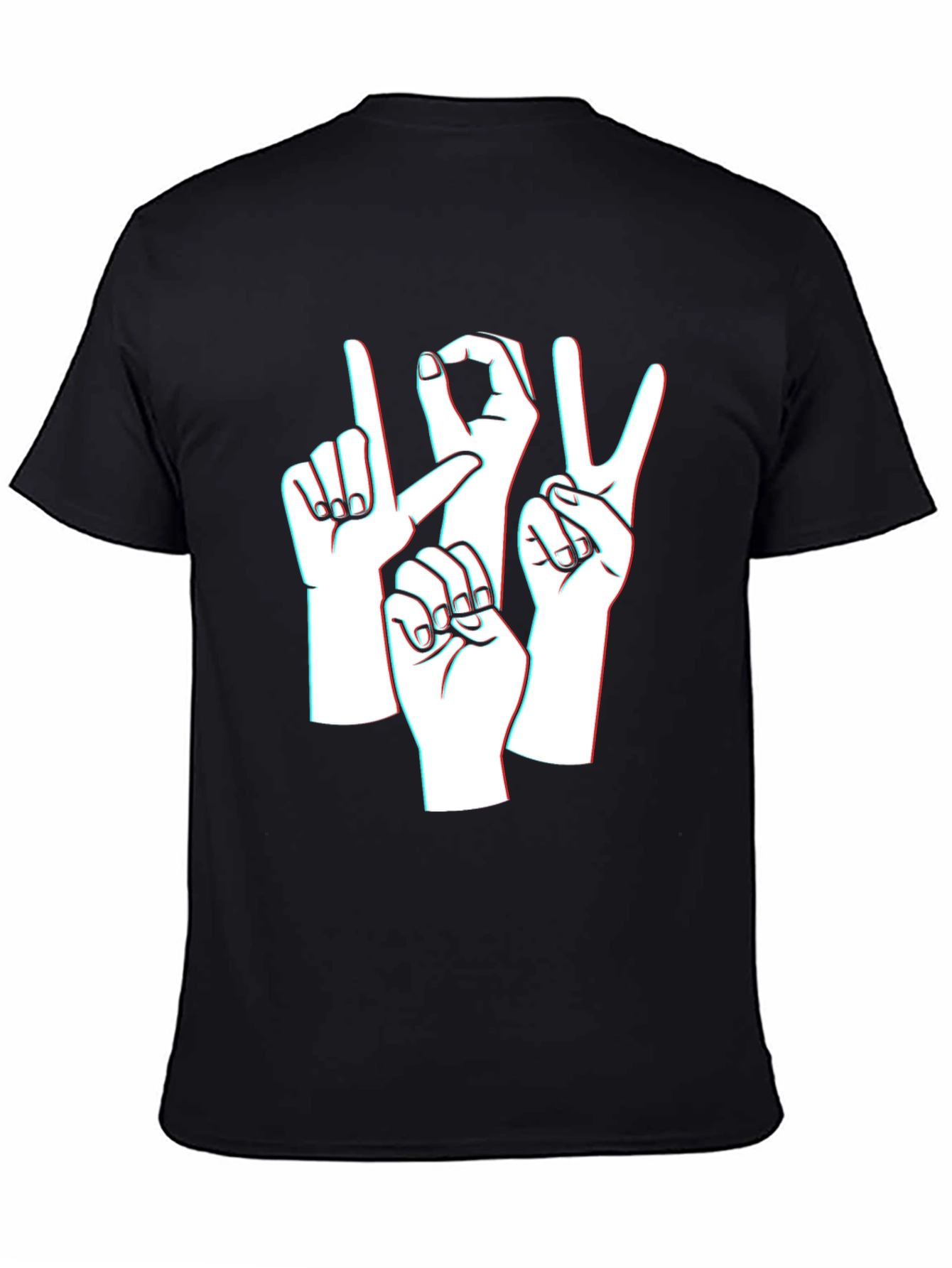 ASL Love T-Shirt - American Sign Language Graphic Tee