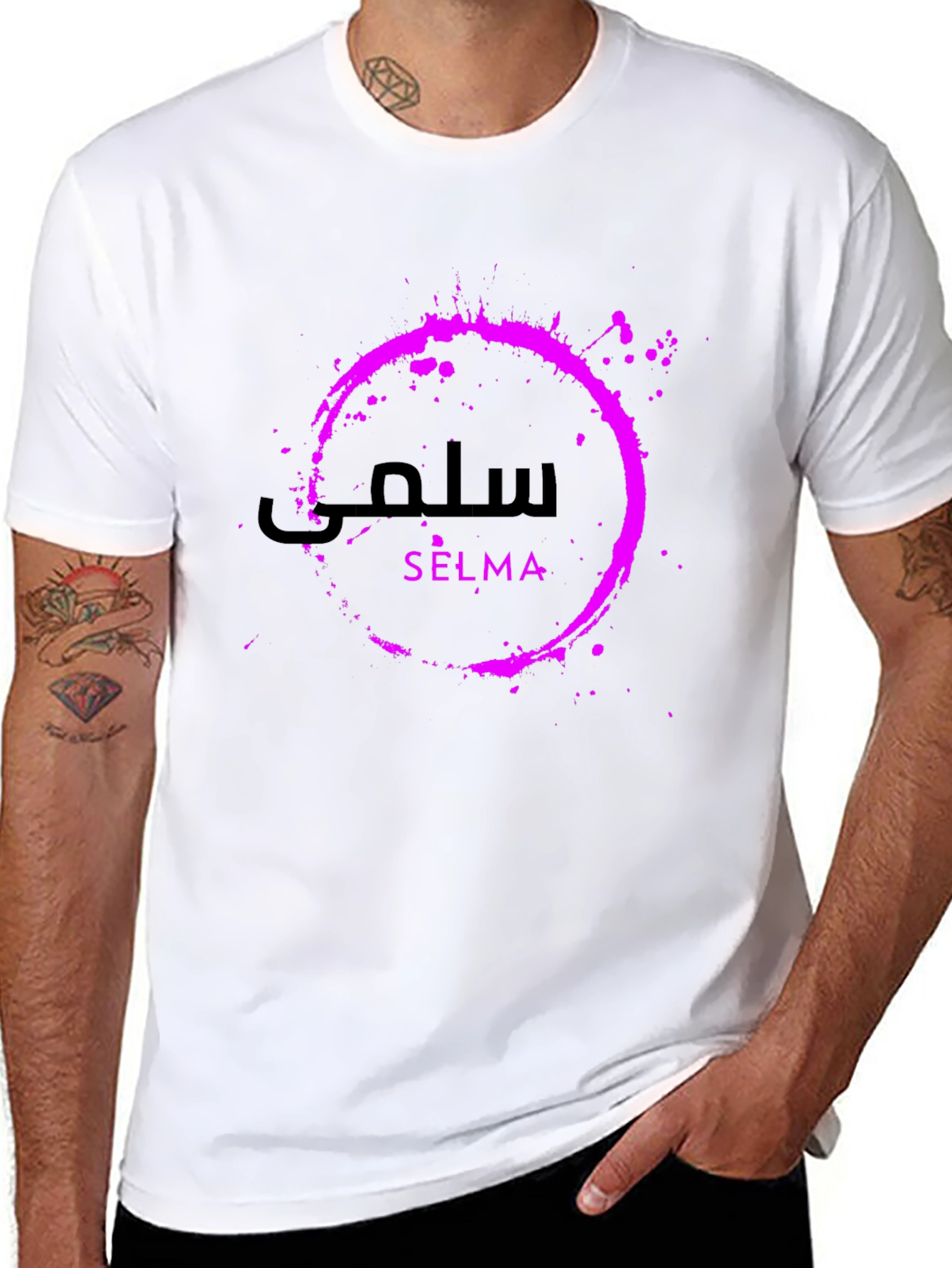 Selma T-Shirt - Stylish Name Design