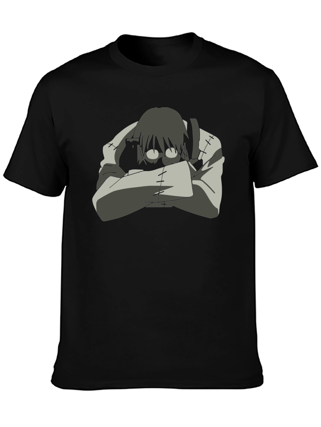 Soul Eater Stein Cosplay Black T-Shirt