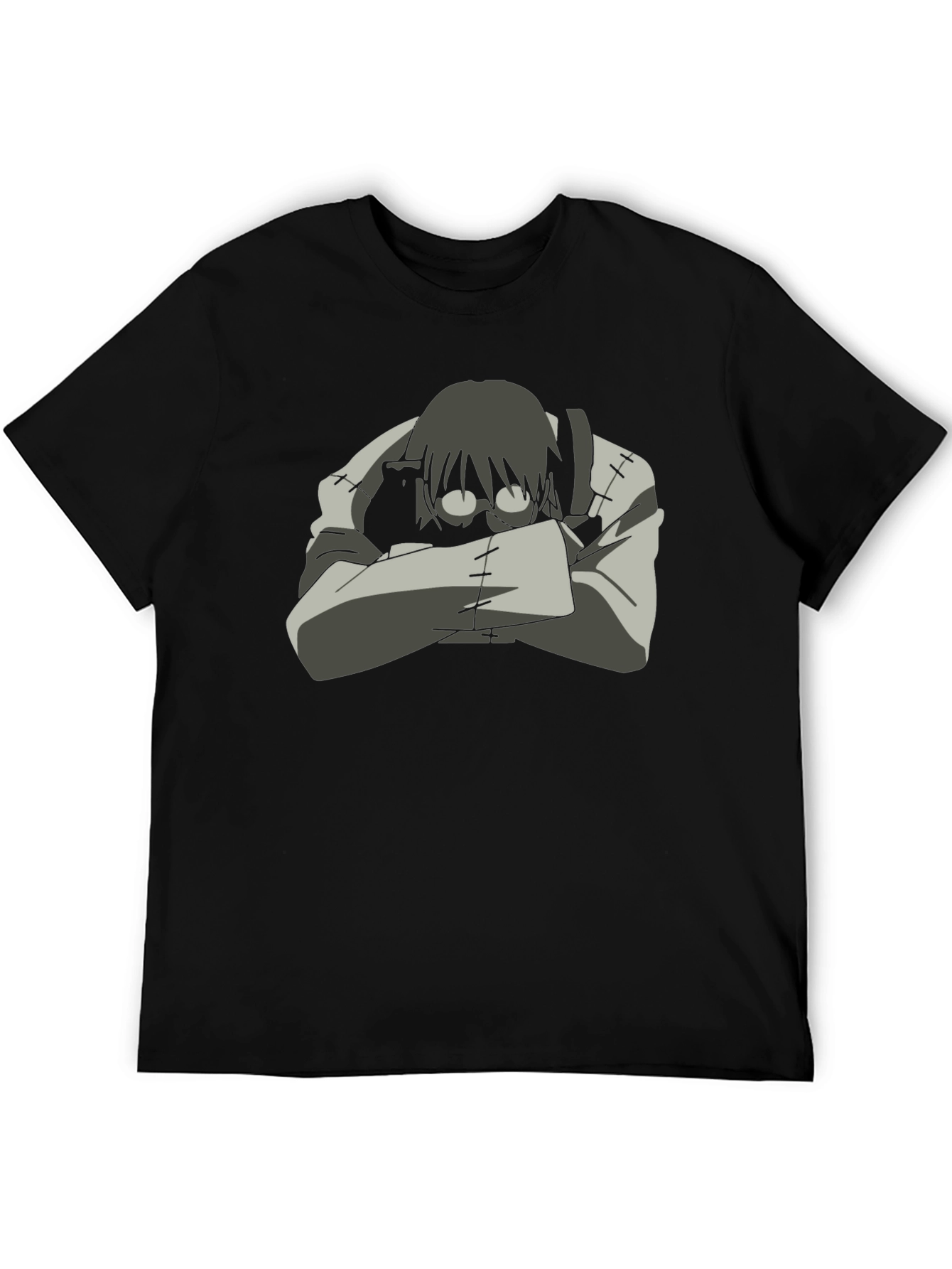 Soul Eater Stein Cosplay Black T-Shirt