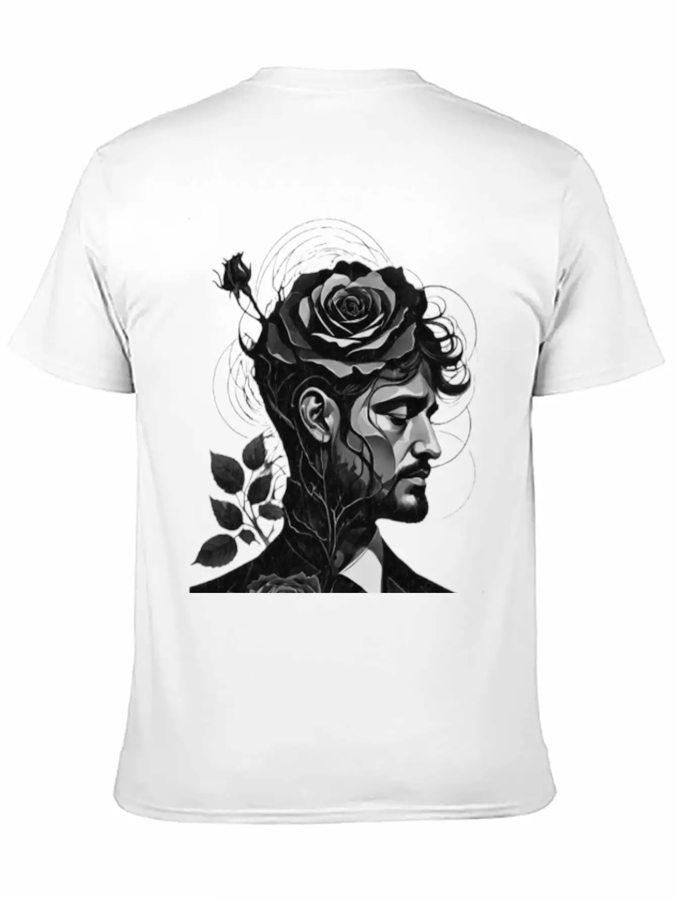 A Gentleman With A Heart Of A Rose Lightweight Cotton T-Shirt – Daily Comfort Graphic Shirt