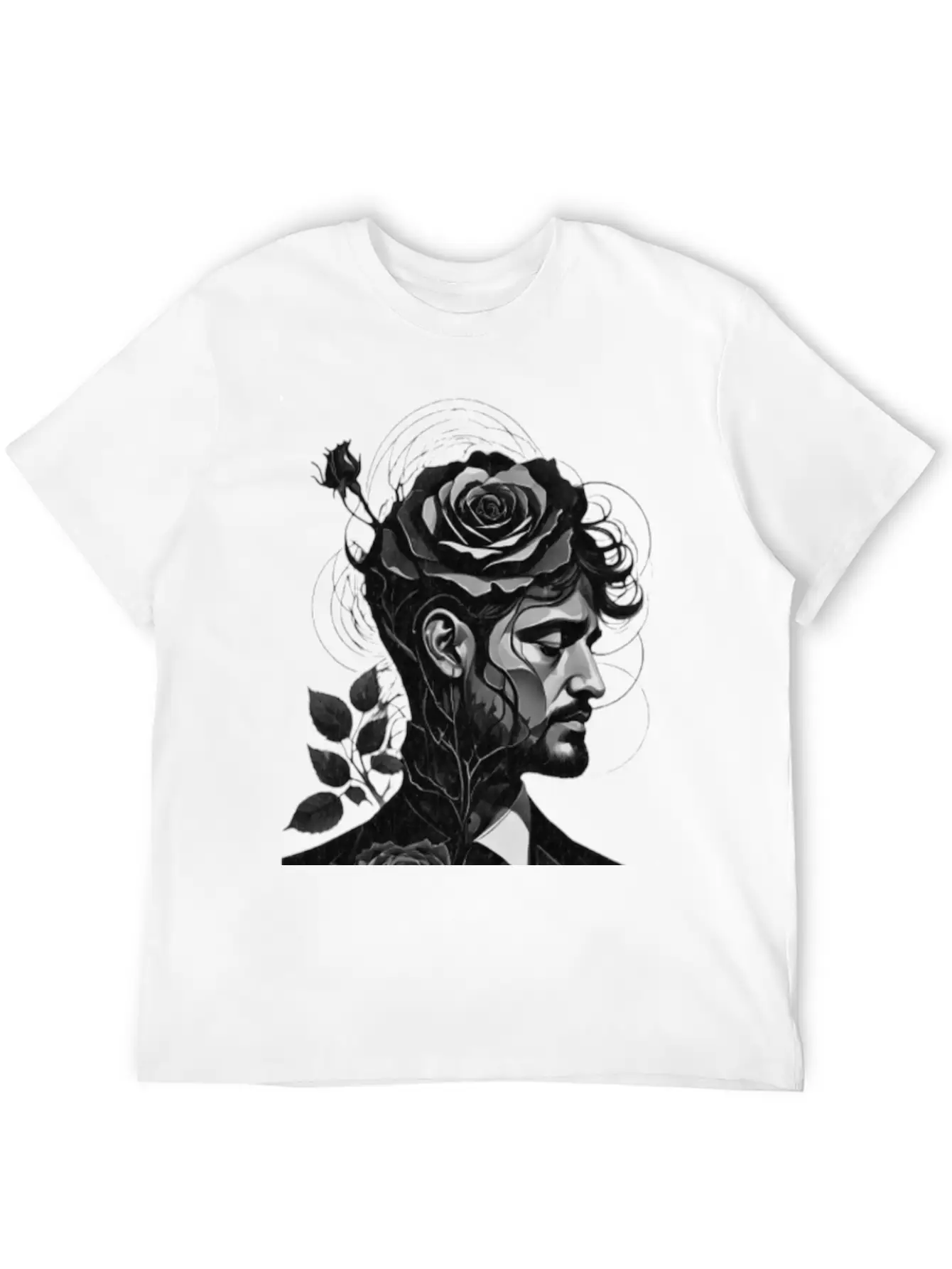 A Gentleman With A Heart Of A Rose Lightweight Cotton T-Shirt – Daily Comfort Graphic Shirt
