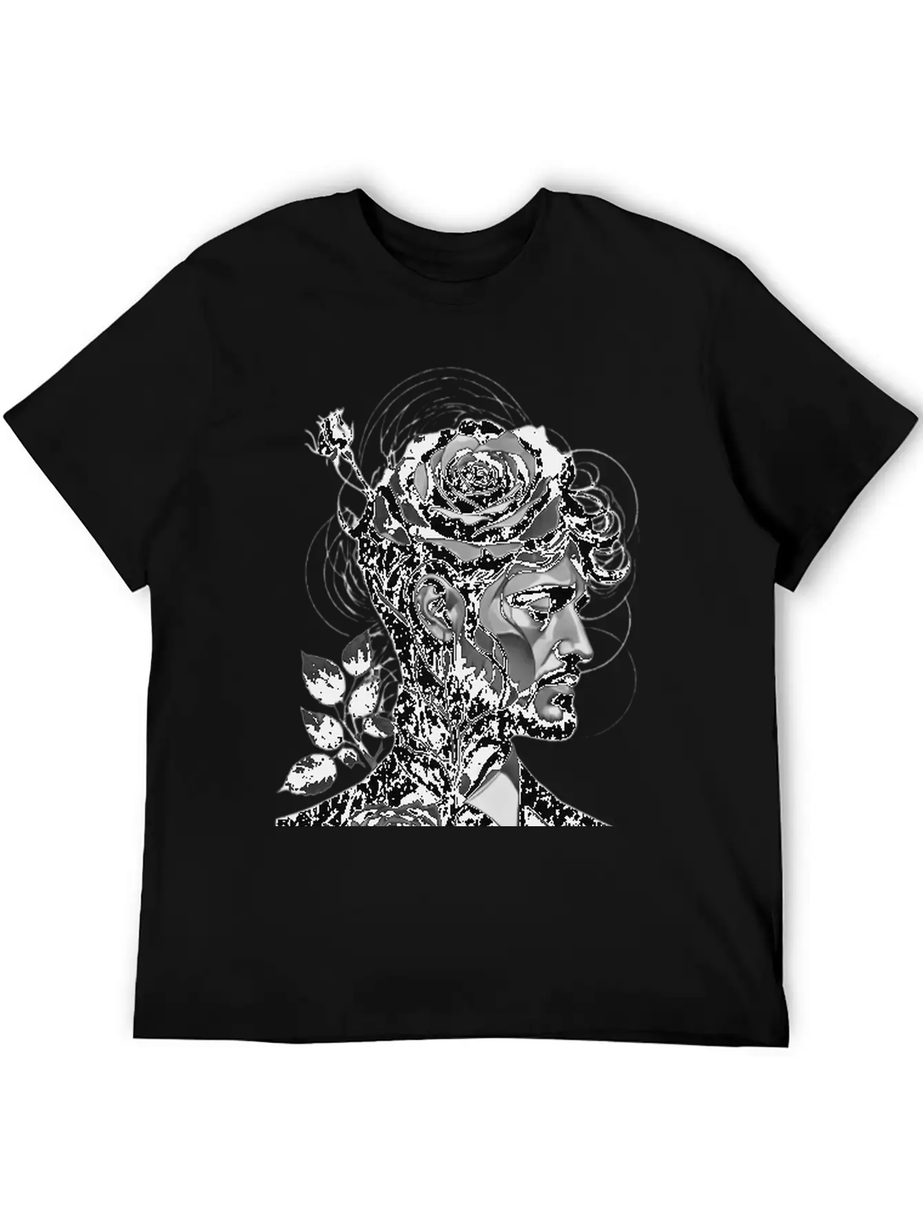 A Gentleman With A Heart Of A Rose Lightweight Cotton T-Shirt – Daily Comfort Graphic Shirt