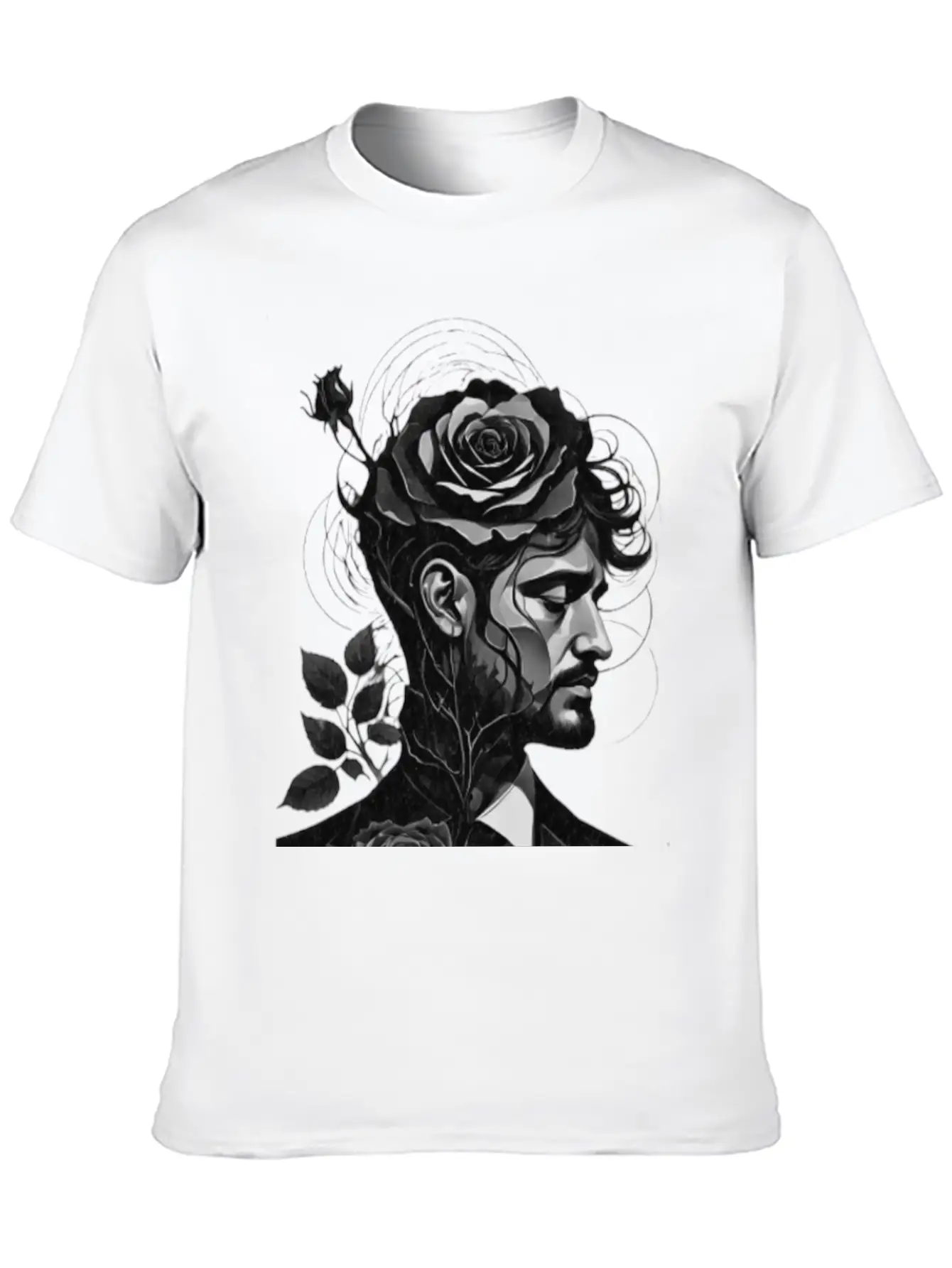 A Gentleman With A Heart Of A Rose Lightweight Cotton T-Shirt – Daily Comfort Graphic Shirt
