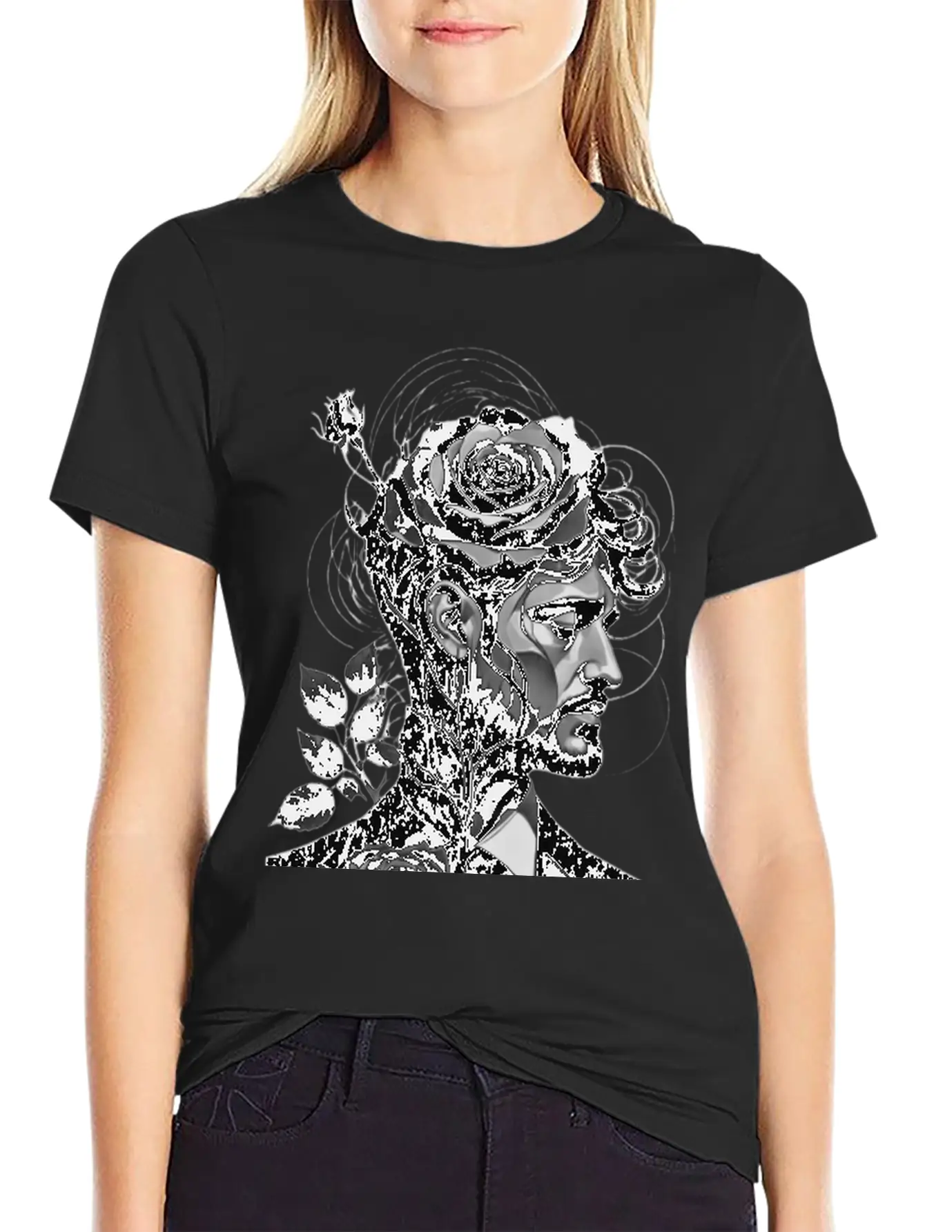 A Gentleman With A Heart Of A Rose Lightweight Cotton T-Shirt – Daily Comfort Graphic Shirt