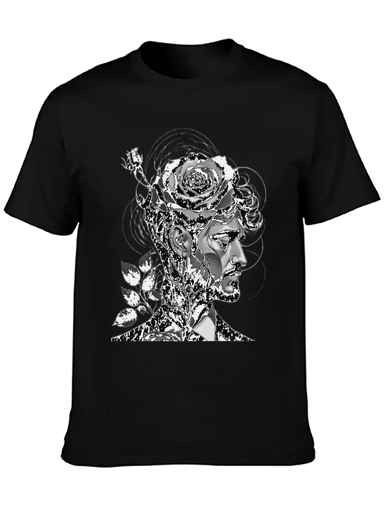 A Gentleman With A Heart Of A Rose Lightweight Cotton T-Shirt – Daily Comfort Graphic Shirt