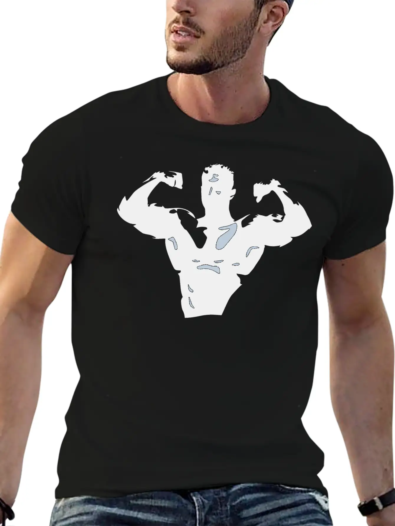 A Strong Man Lightweight Cotton T-Shirt – Daily Comfort Graphic Shirt
