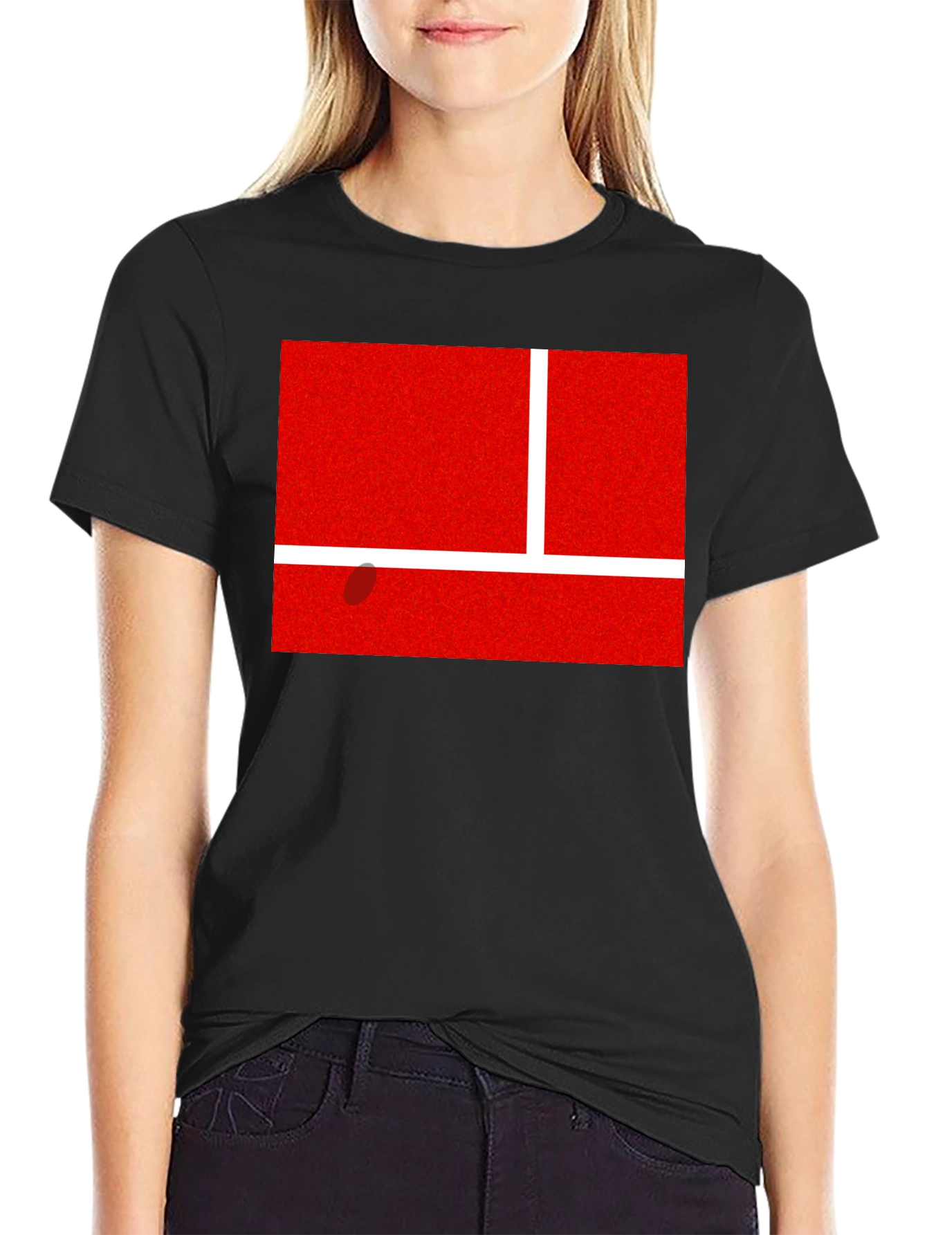 Tennis Court T-Shirt - Serve Up Style!