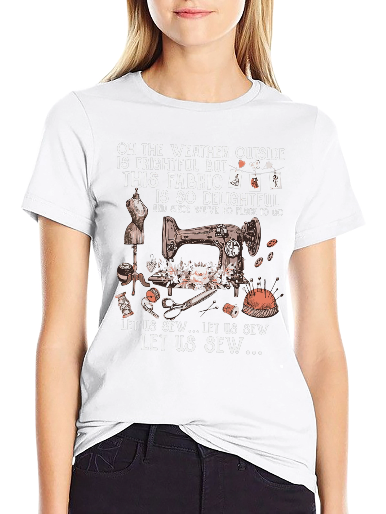 Sewing Lovers T-Shirt: Frightful Weather Delightful Fabric!