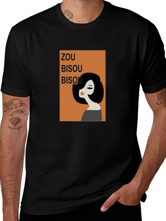 Zou Bisou Graphic Tee - Retro Chic