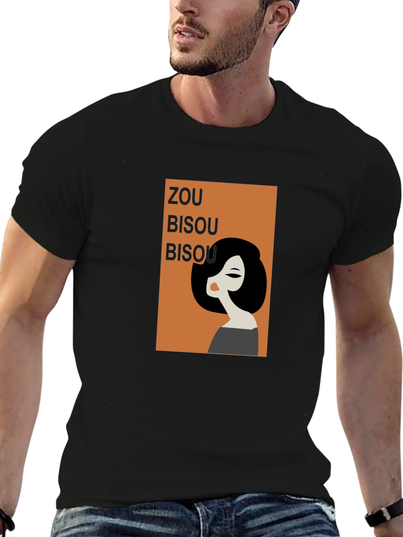 Zou Bisou Graphic Tee - Retro Chic