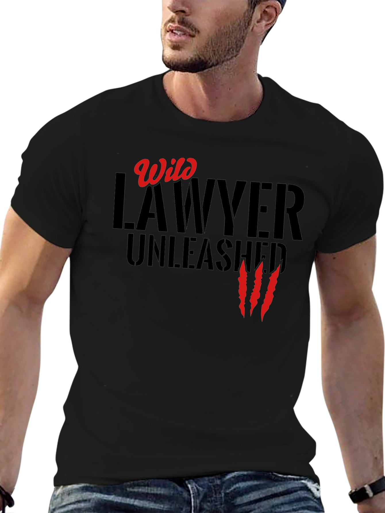 Wild Lawyer Unleashed T-Shirt - Black