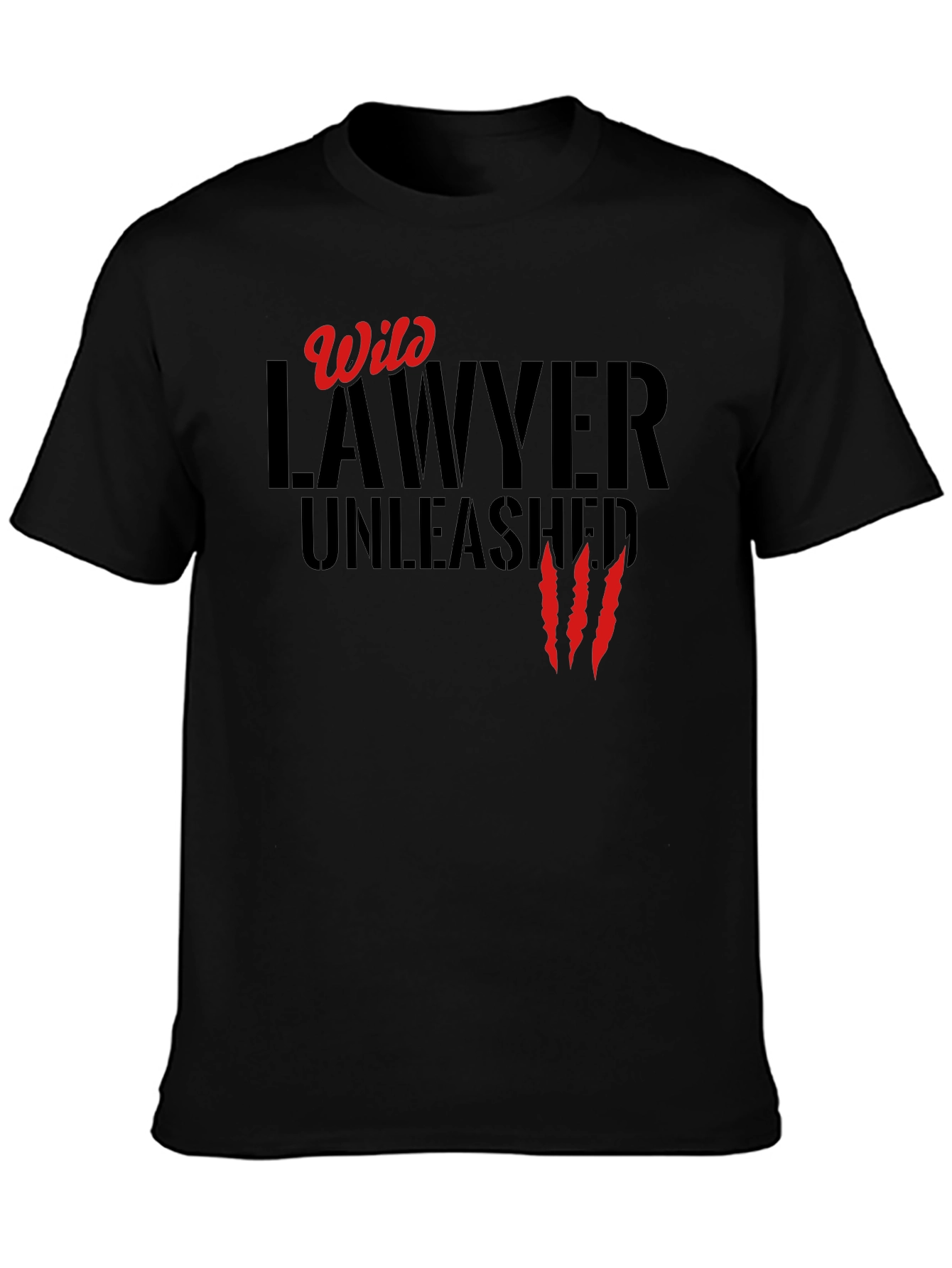 Wild Lawyer Unleashed T-Shirt - Black