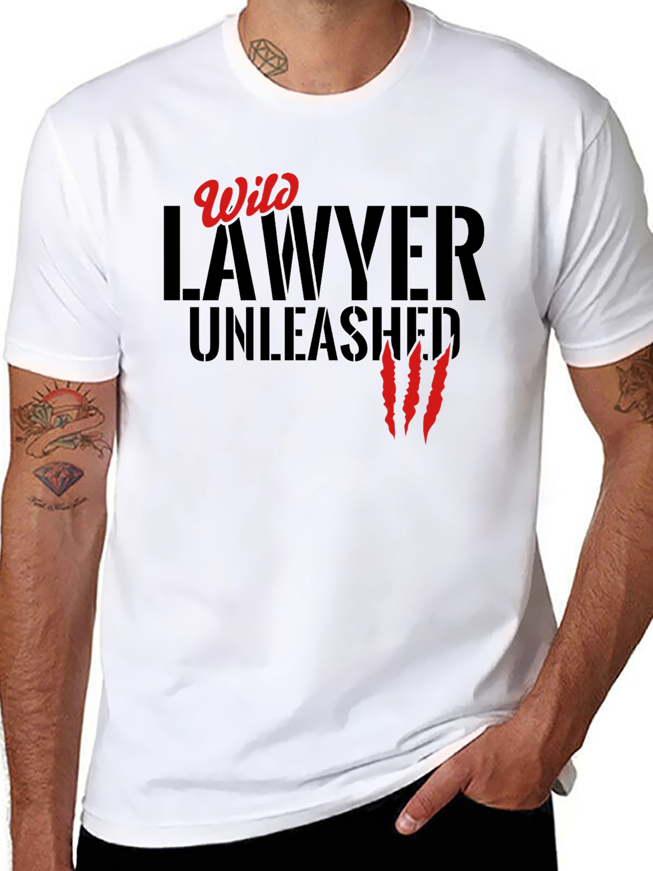 Wild Lawyer Unleashed T-Shirt - Black