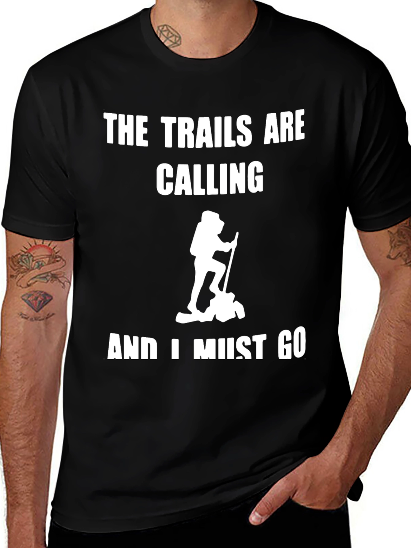 The Trails Are Calling Hiking T-Shirt