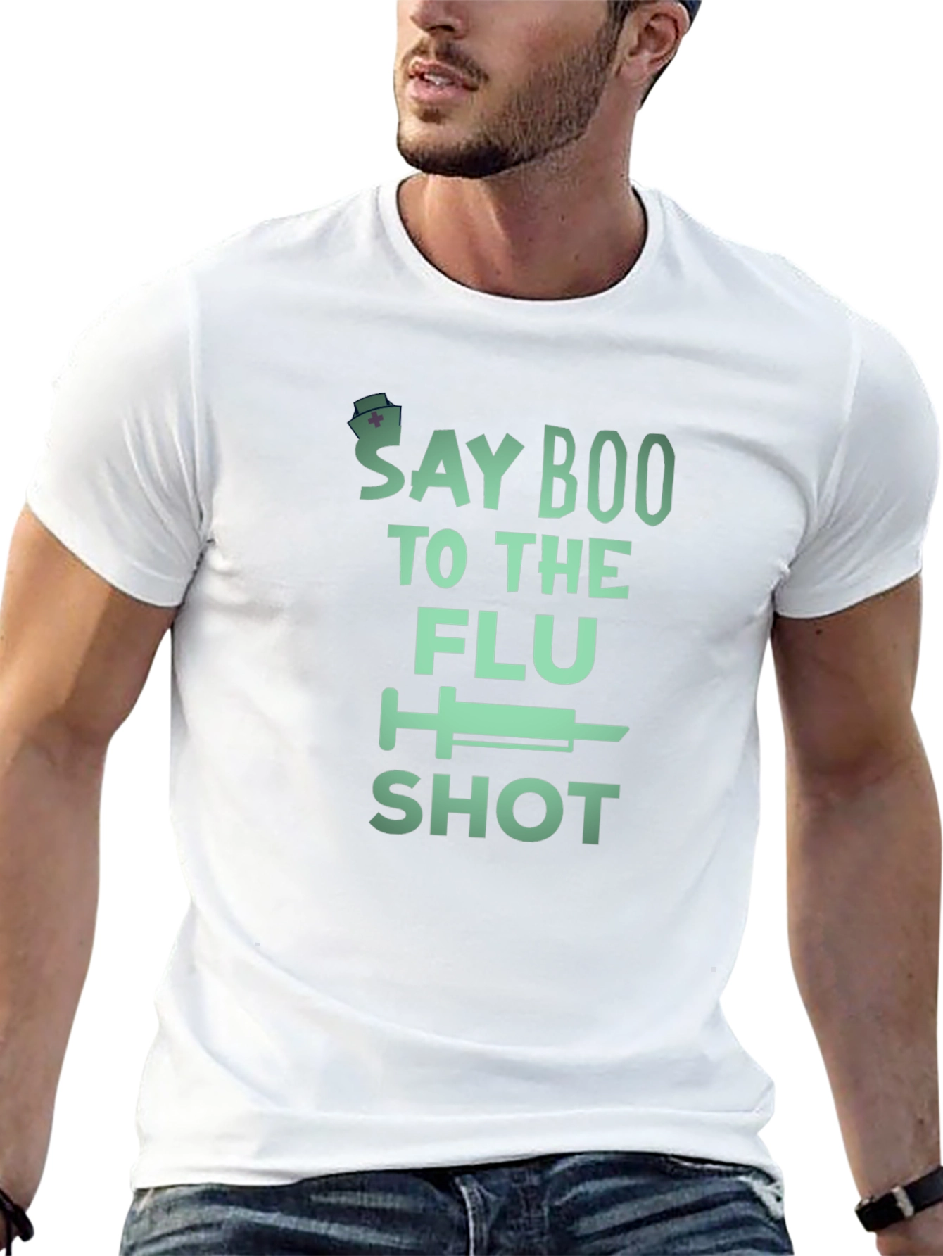 Say Boo to the Flu Shot T-Shirt - Unisex