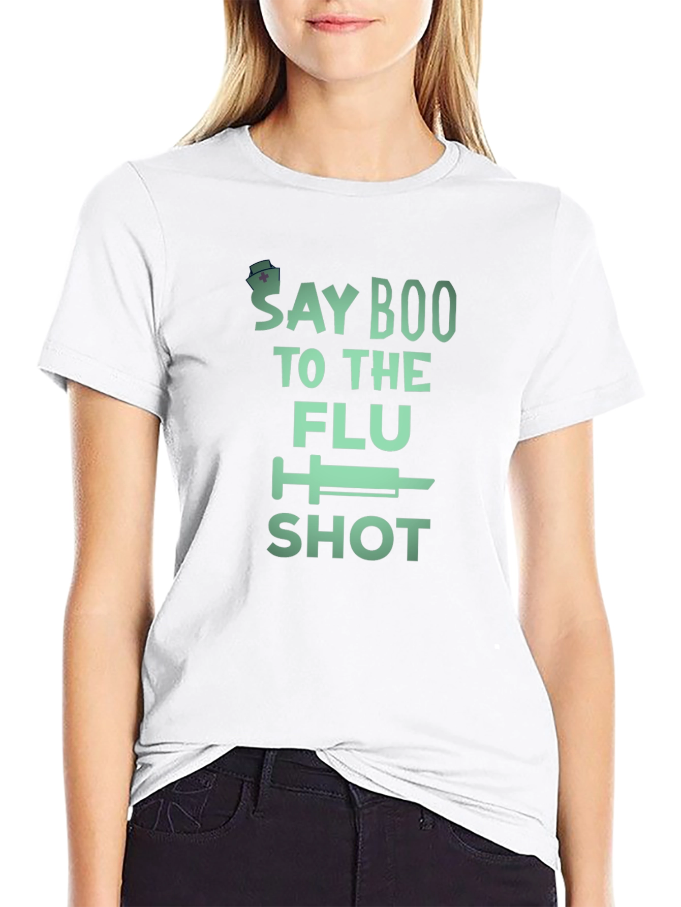 Say Boo to the Flu Shot T-Shirt - Unisex