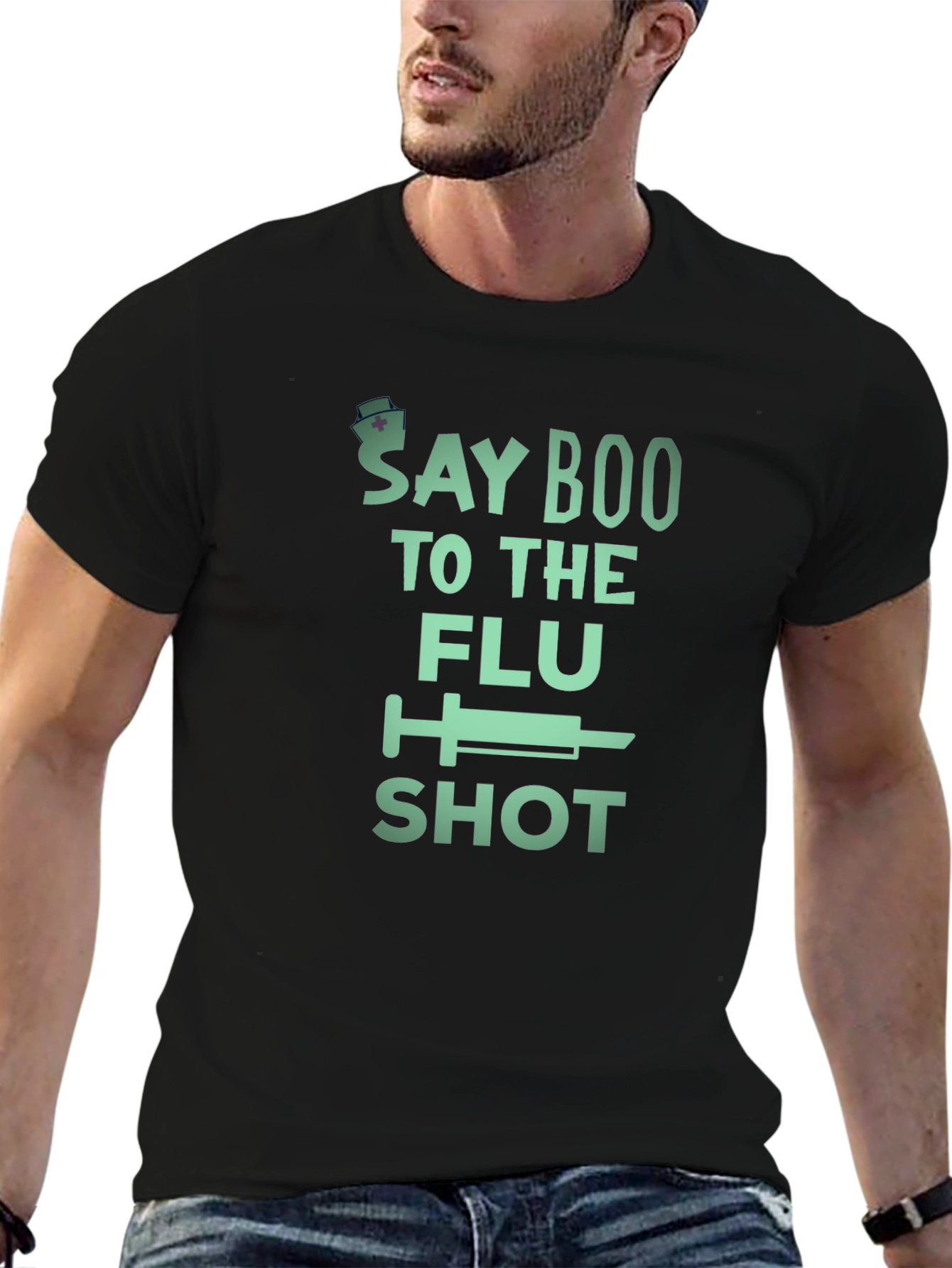Say Boo to the Flu Shot T-Shirt - Unisex