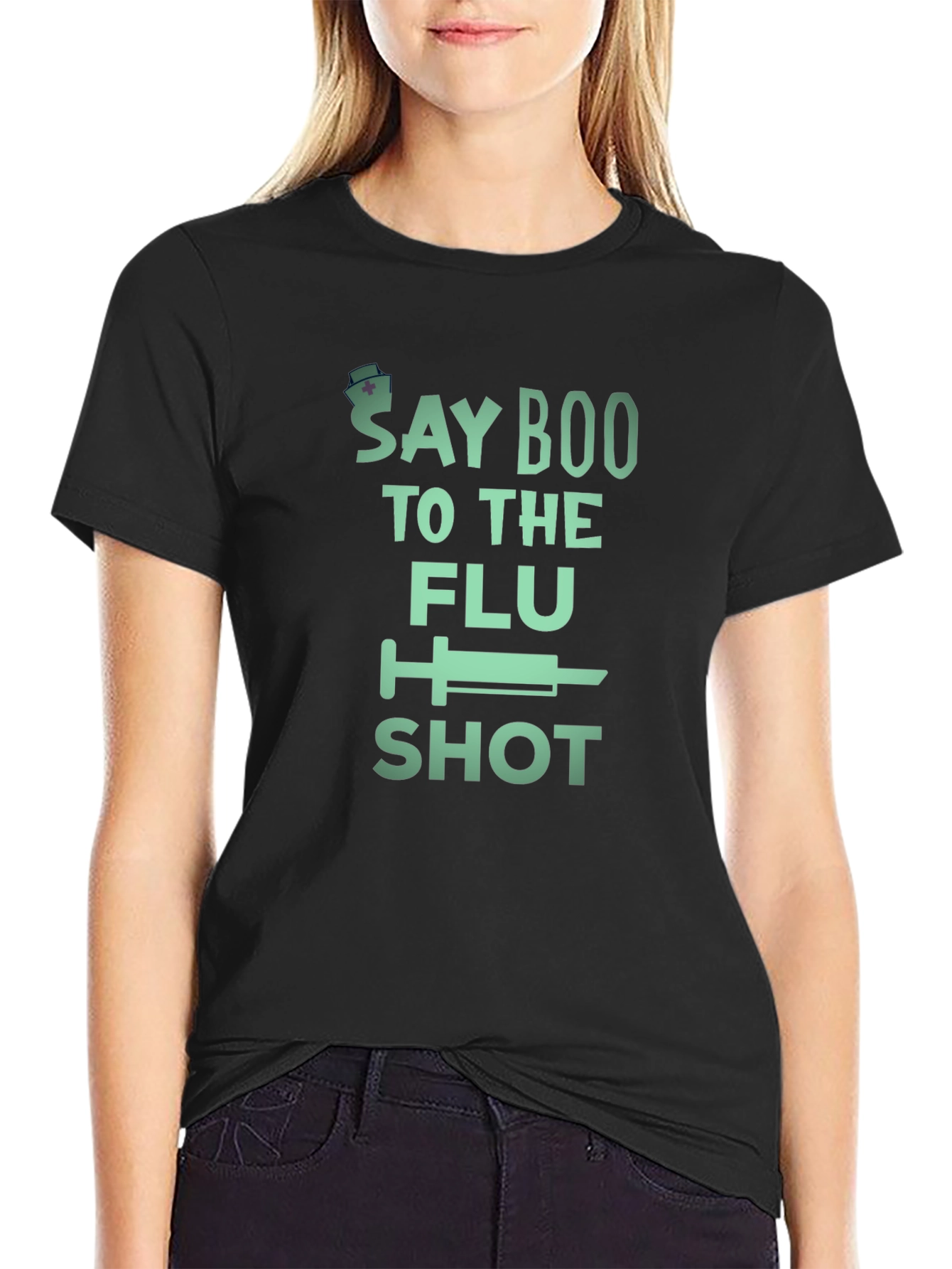 Say Boo to the Flu Shot T-Shirt - Unisex