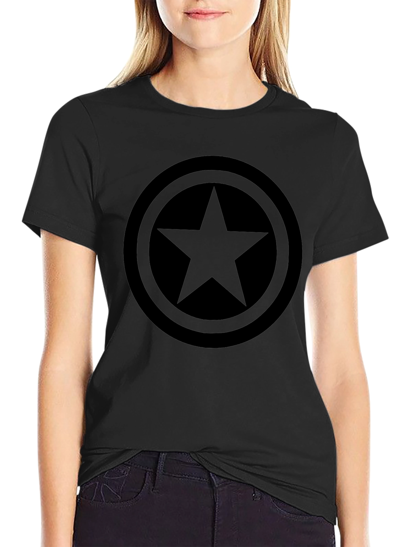 Black Star Emblem T-Shirt