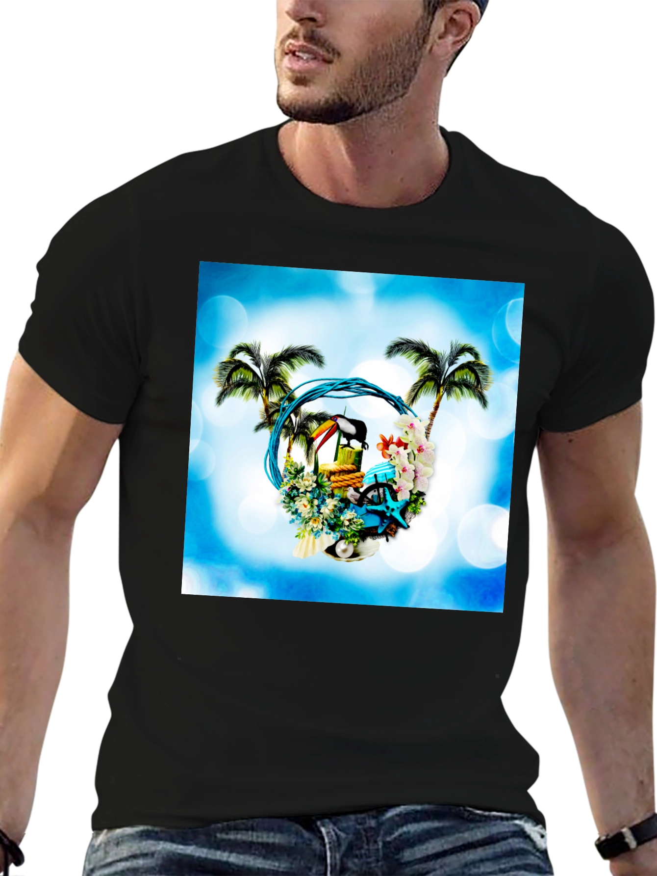Tropical Island T-Shirt - Beach Getaway