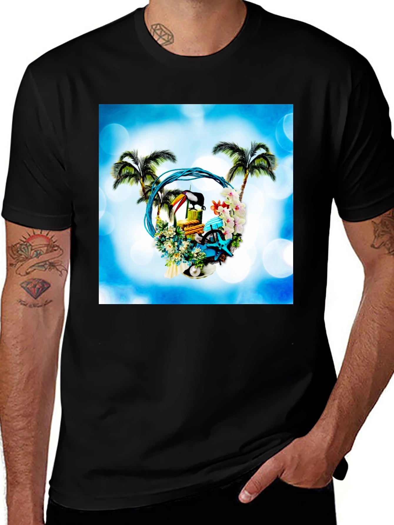 Tropical Island T-Shirt - Beach Getaway