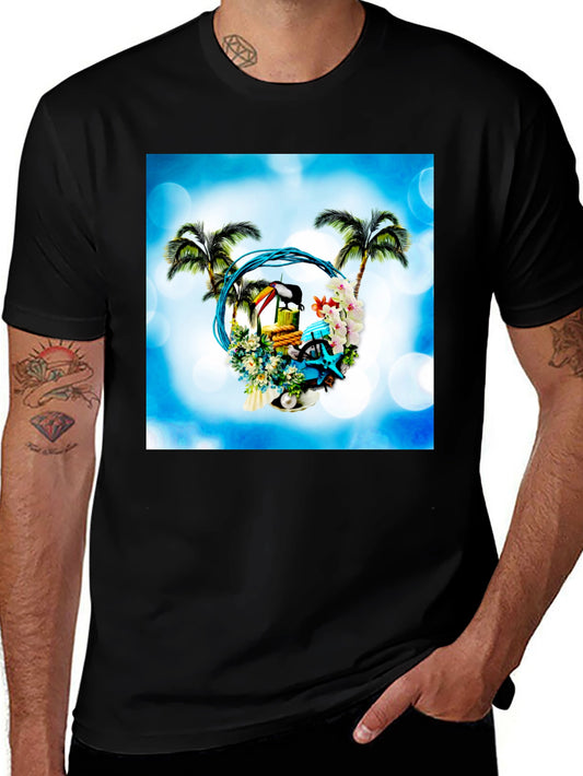 Tropical Island T-Shirt - Beach Getaway