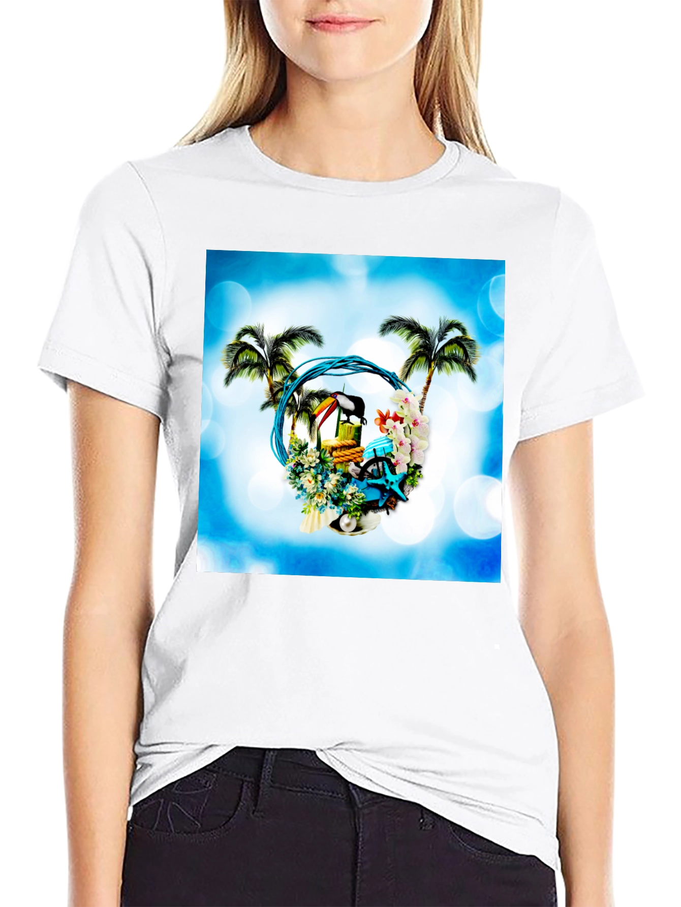 Tropical Island T-Shirt - Beach Getaway