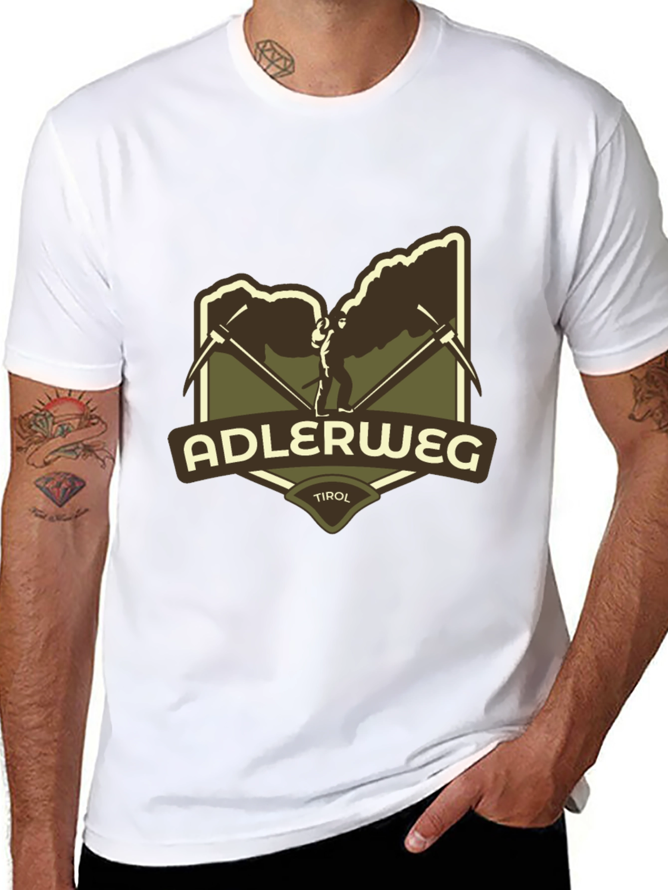 Adlerweg Tirol Graphic T-Shirt - Mountain Hiking Apparel