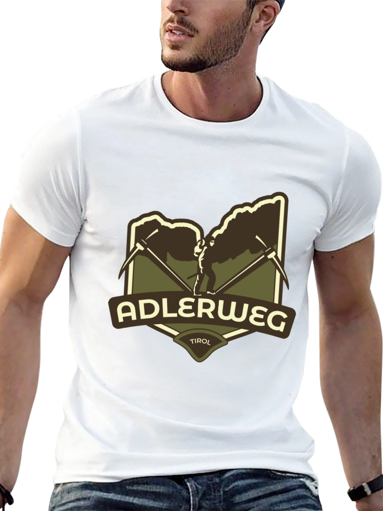 Adlerweg Tirol Graphic T-Shirt - Mountain Hiking Apparel
