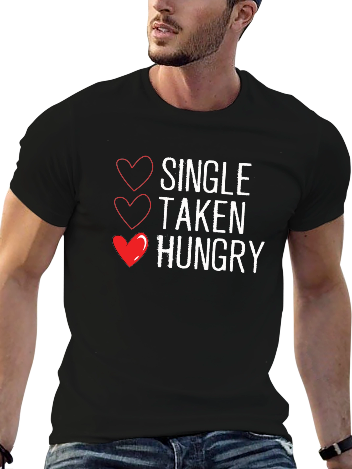 Single Taken Hungry - Mens Graphic Tee