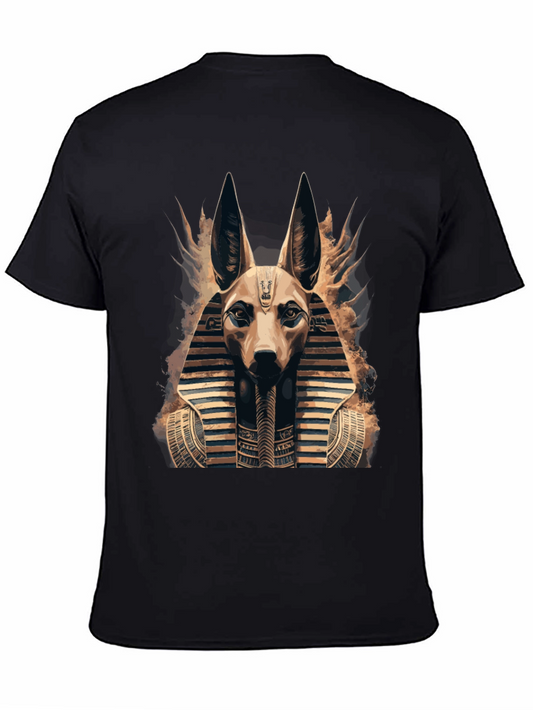 Anubis Graphic Tee - Ancient Egypt Style